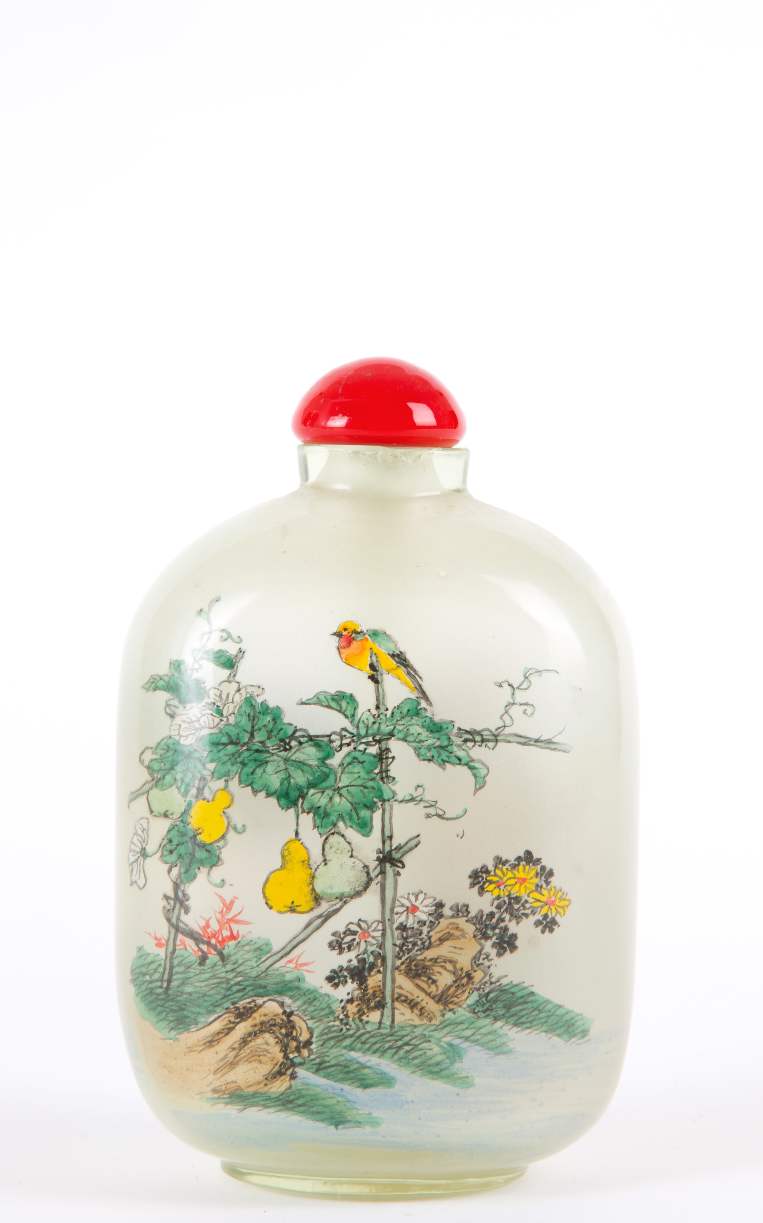 Snuff bottle in vetro