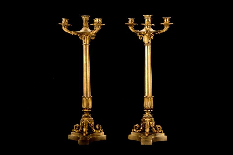 Coppia di candelabri