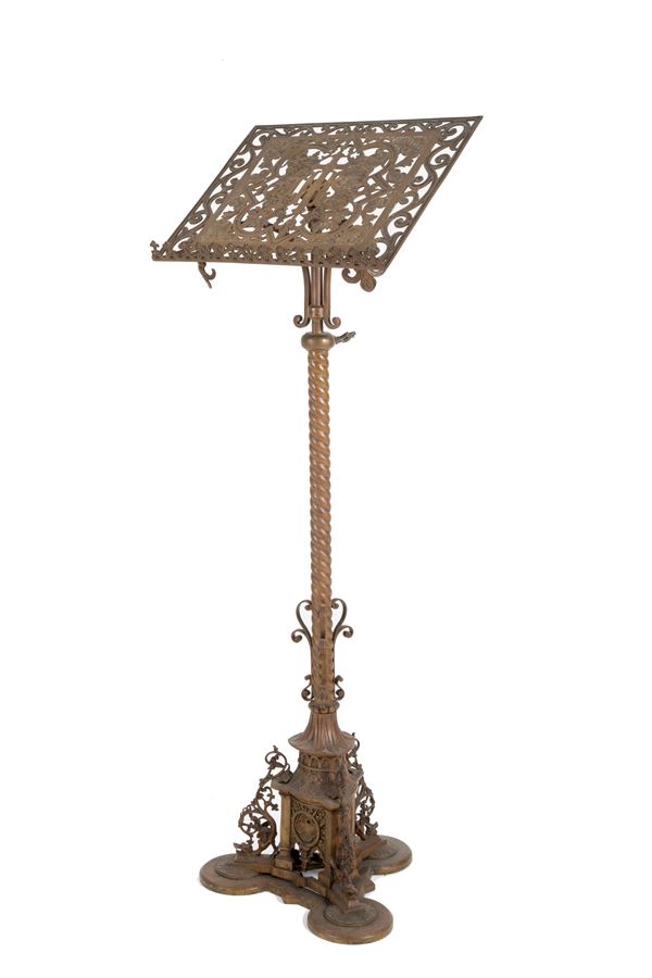 Leggio in bronzo