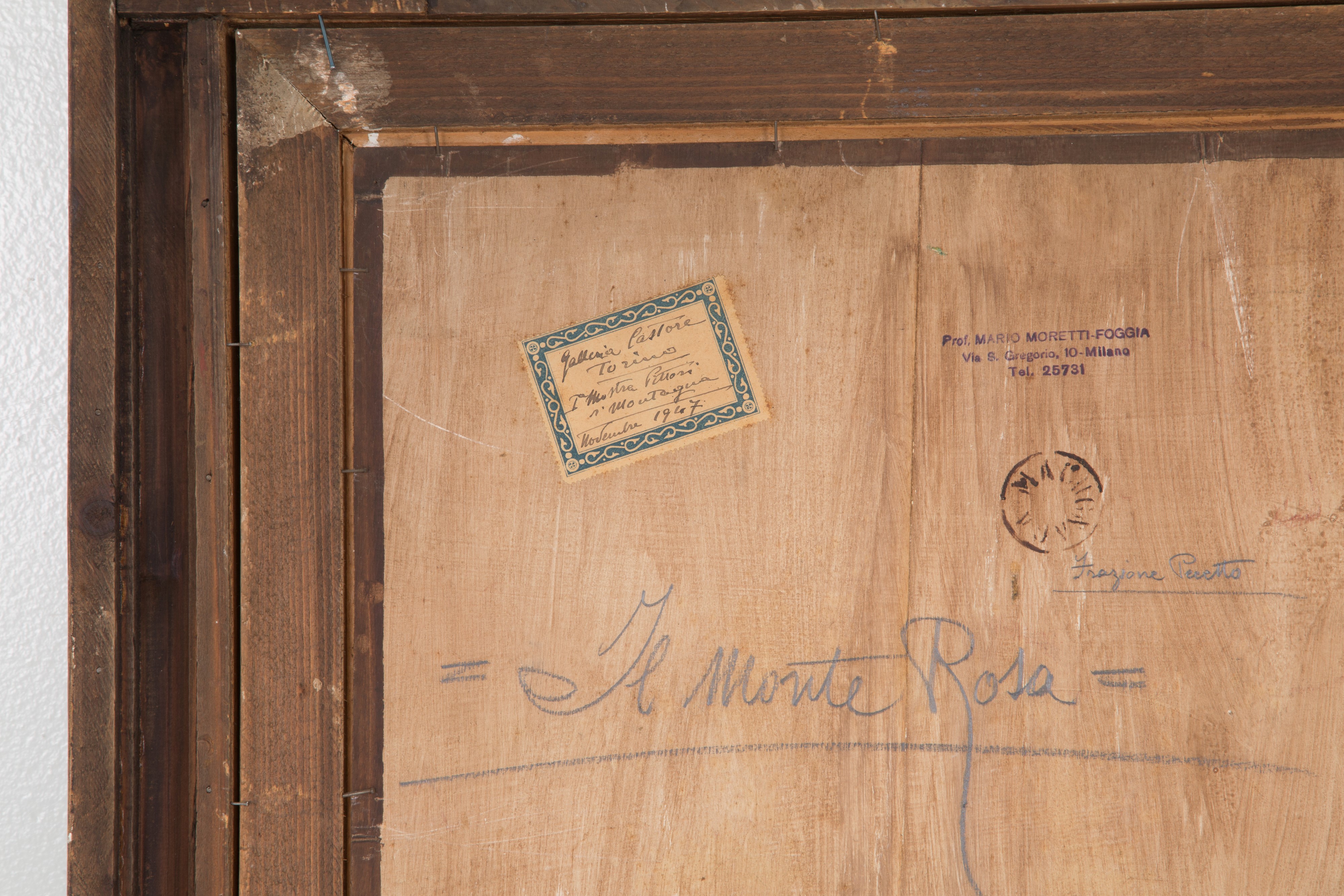 Dipinto "IL MONTE ROSA"