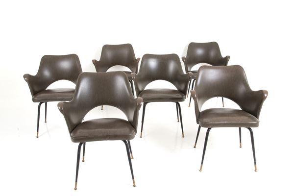 Six armchairs