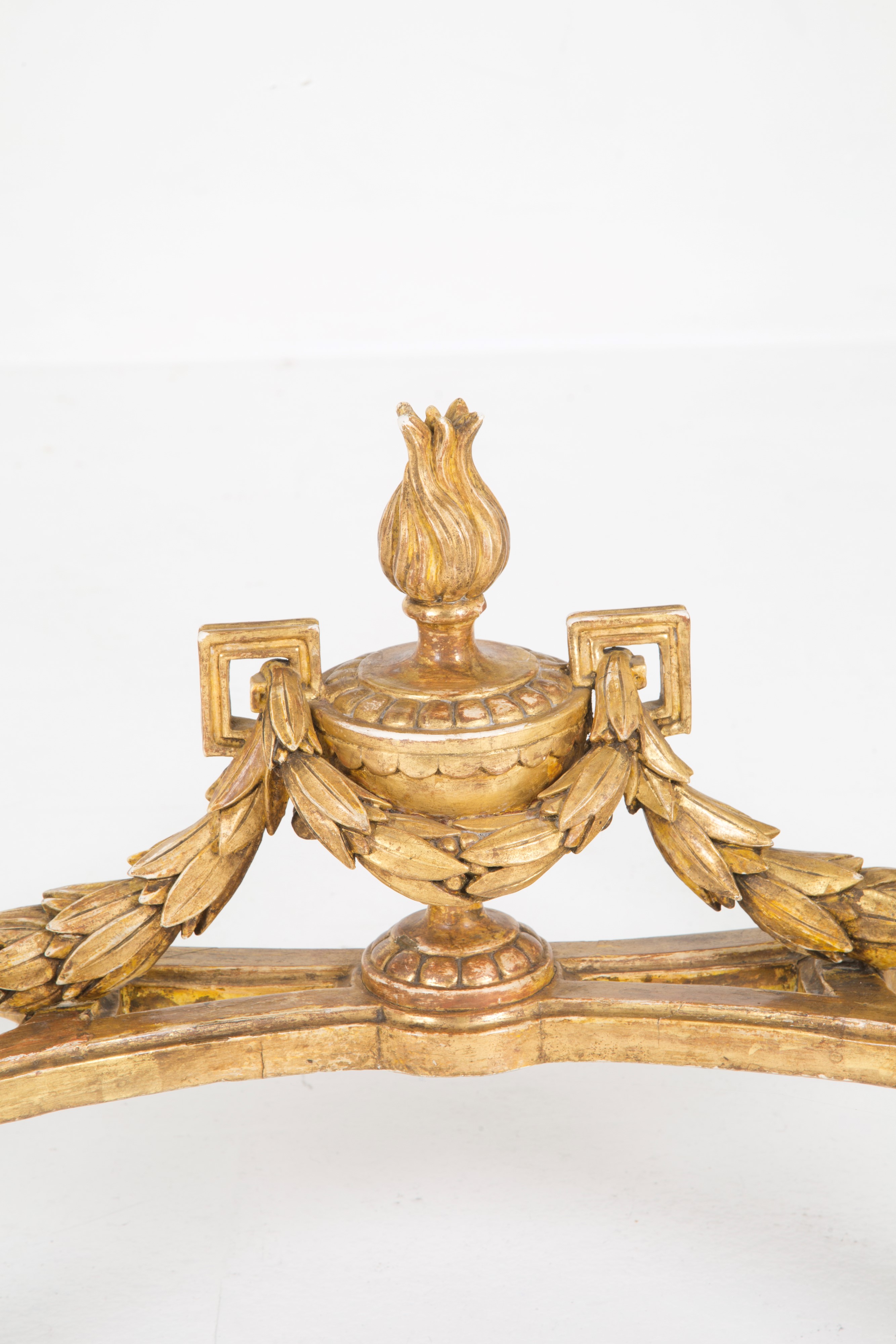 Consolle in Legno con Piano in Marmo