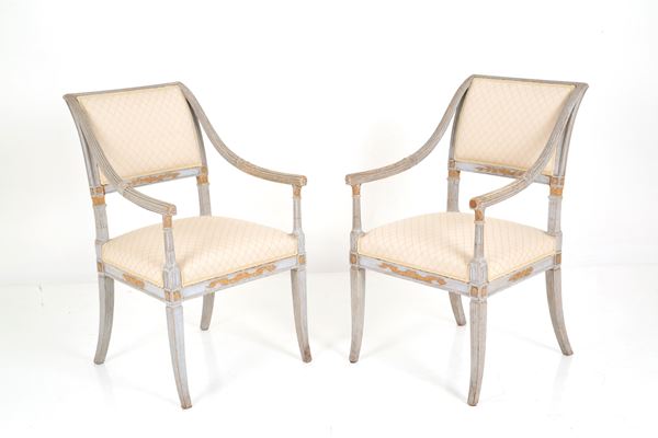 Pair of Louis XVI armchairs