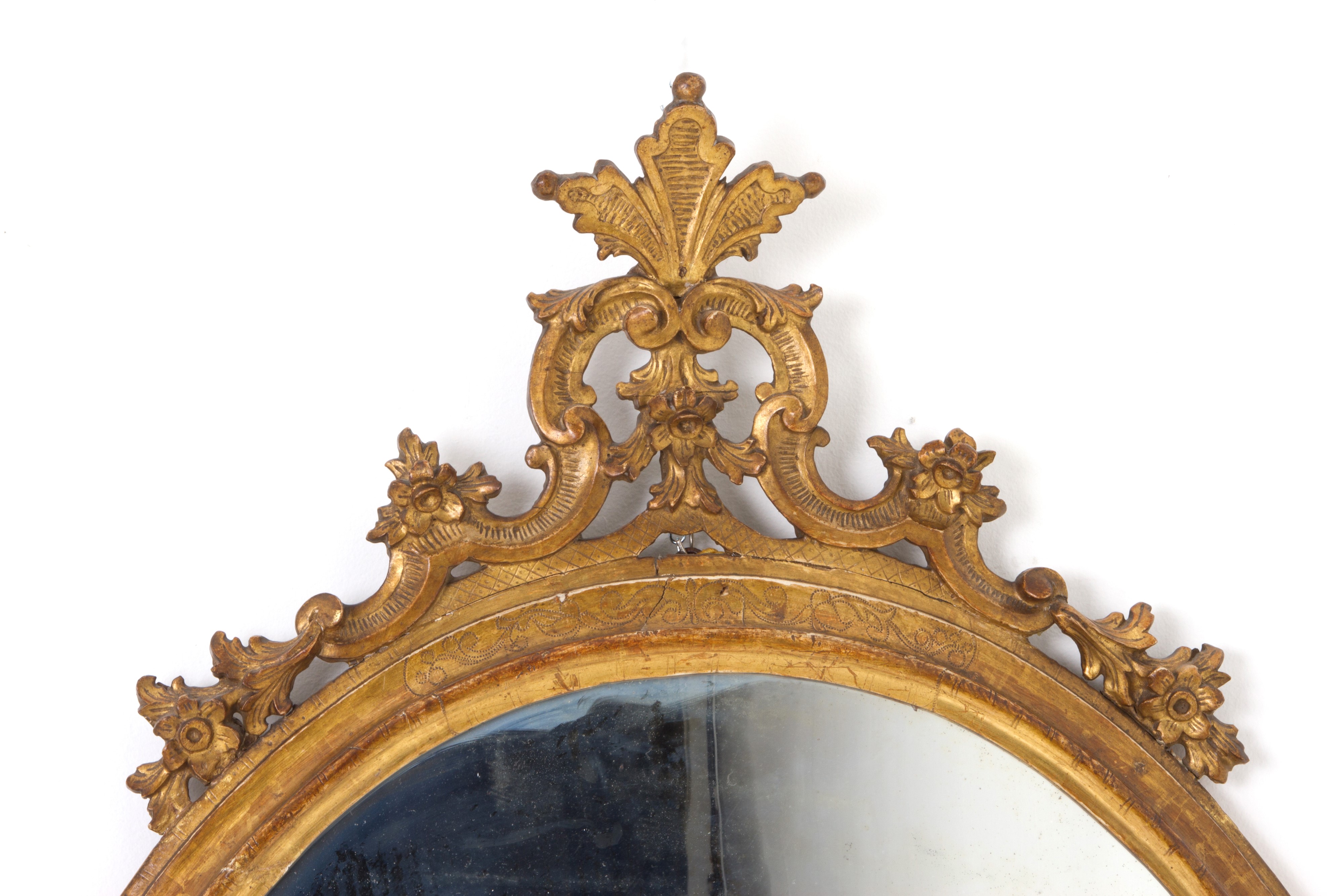 Coppia di specchiere ovali