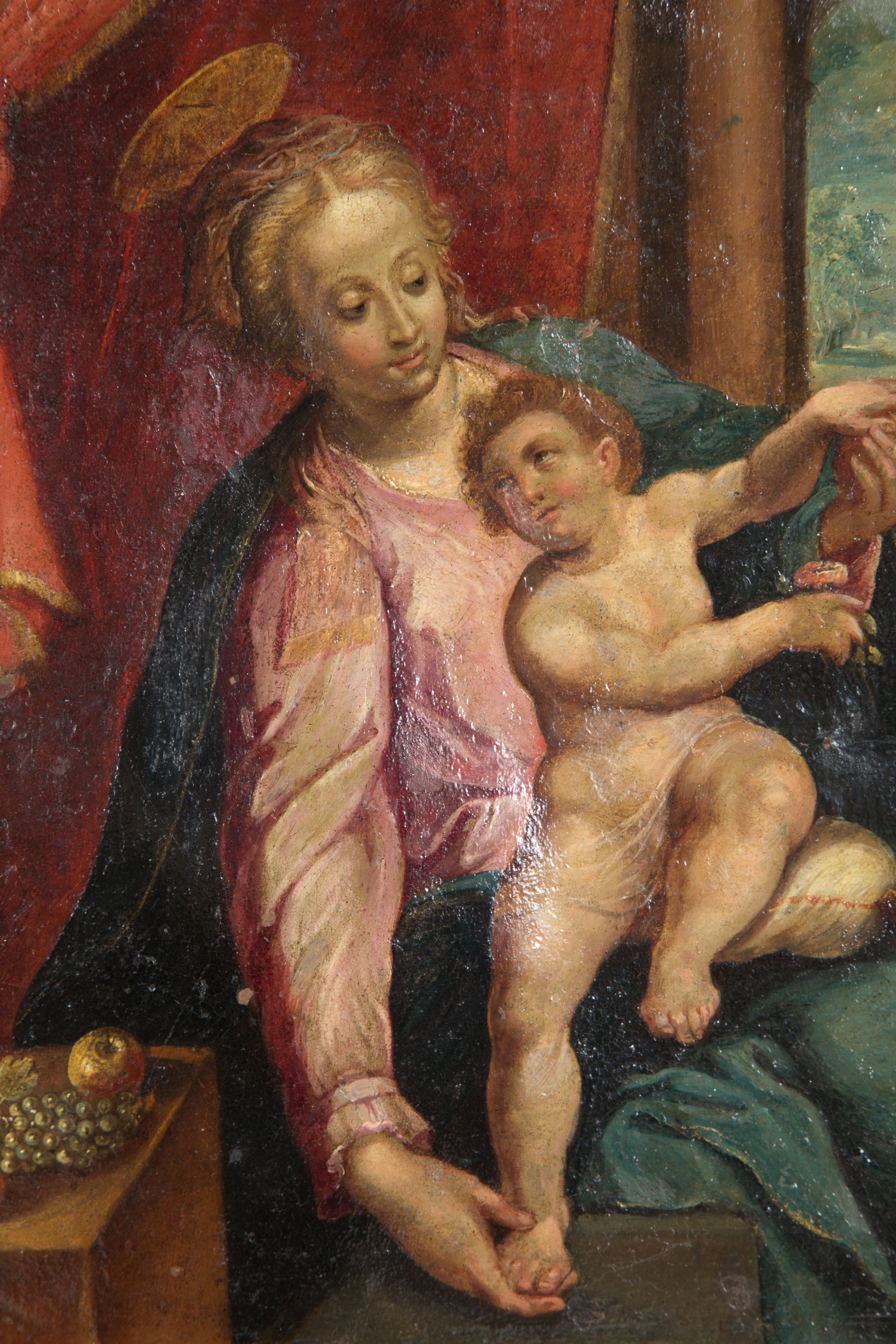 Dipinto "MADONNA CON BAMBINO"