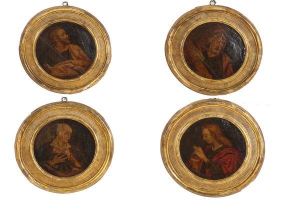Four paintings &quot;SAINTS&quot;