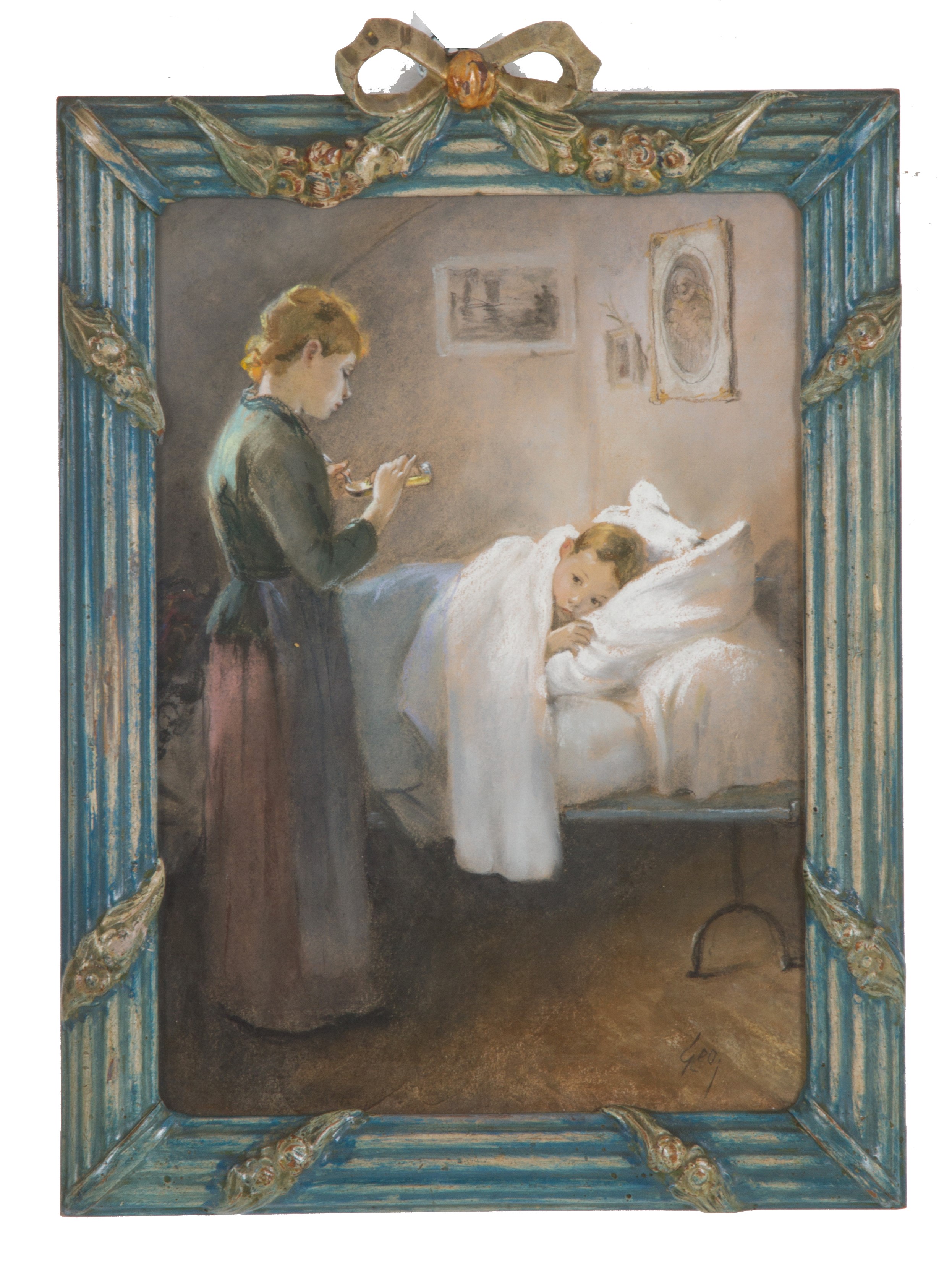 Jean Jules Henri Geoffroy - Due Dipinti "scene di Vita Quotidiana"