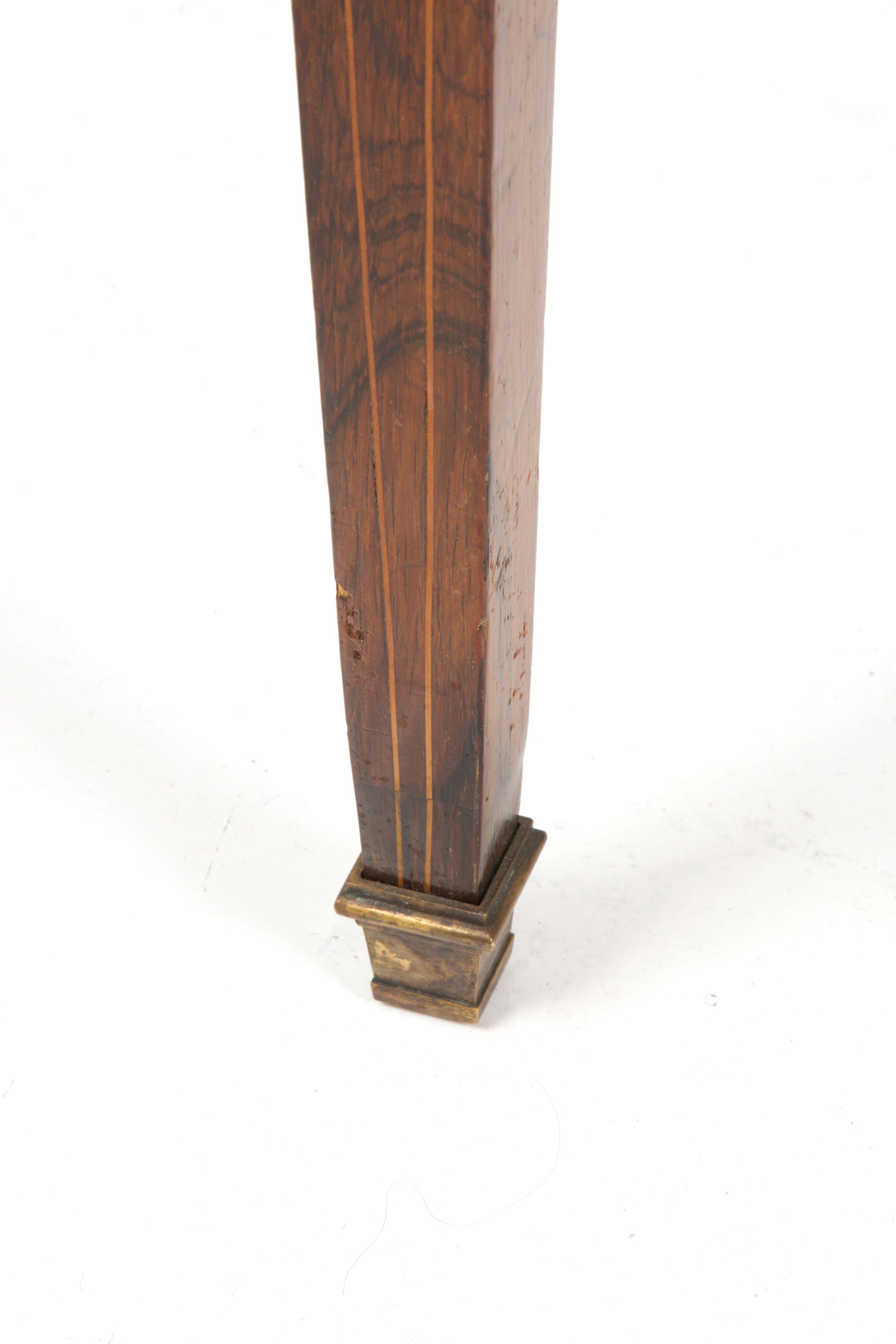 Scrivania in Legno con Piano in Pelle