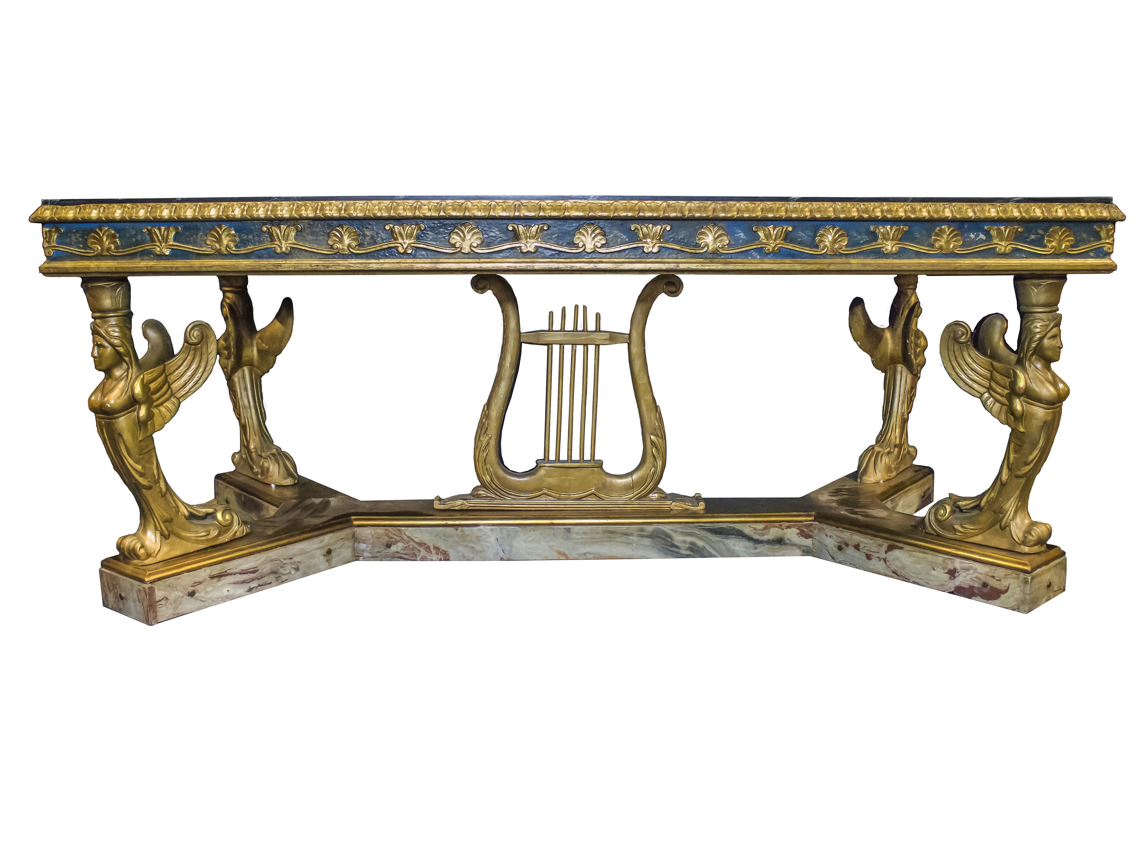 Tavolo in legno scolpito