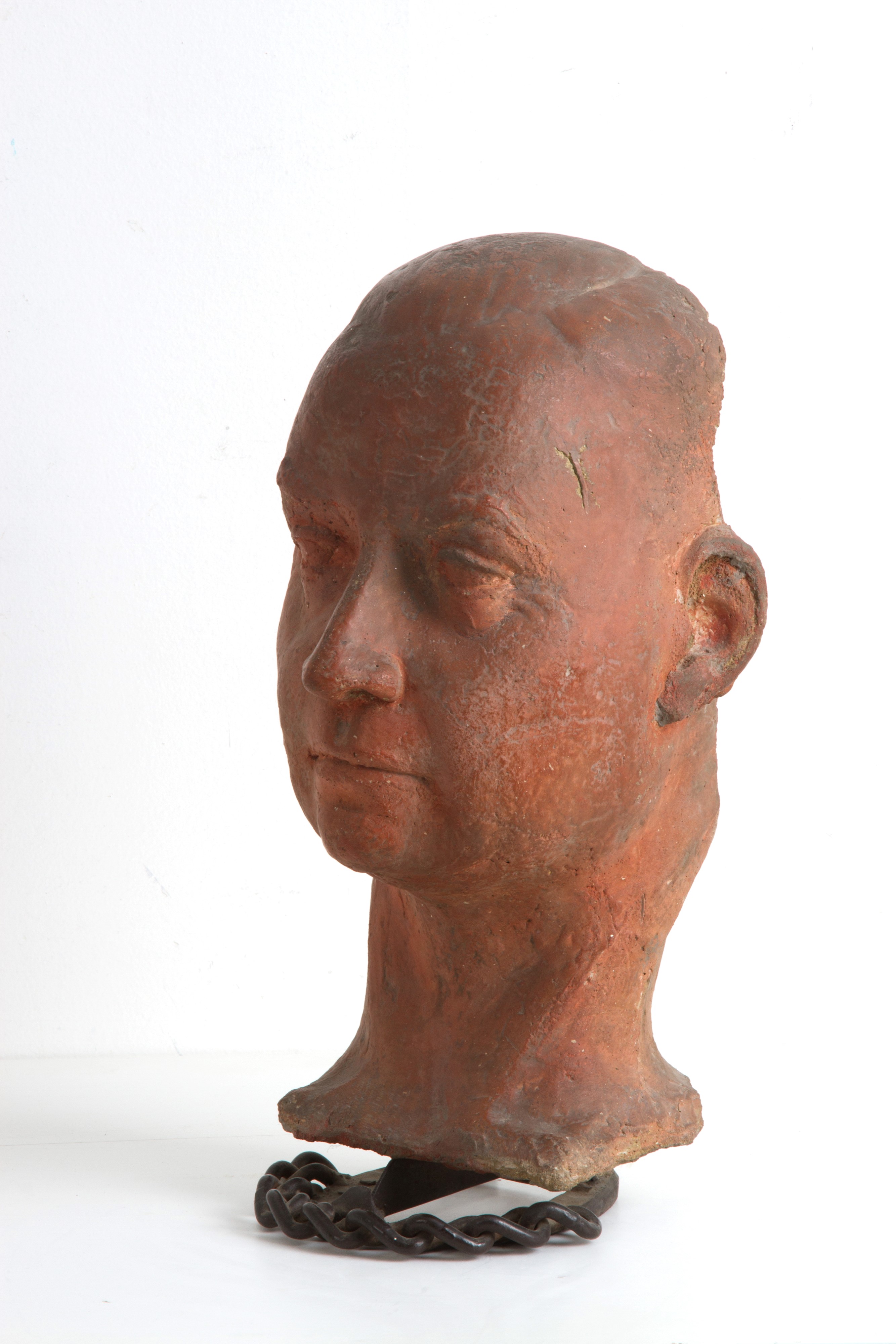 Scultura in Terracotta "testa Virile"