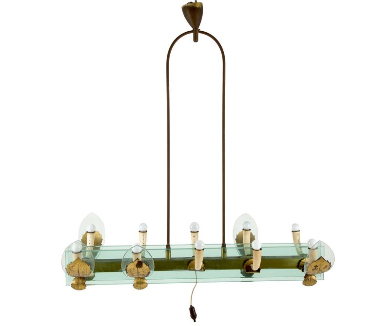 Lampadario Fontana Arte (attr.)