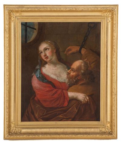 Dipinto "la Carita' Romana"