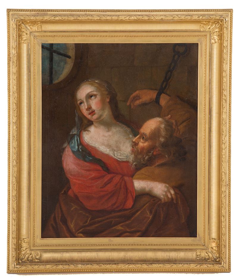 Dipinto "la Carita' Romana"