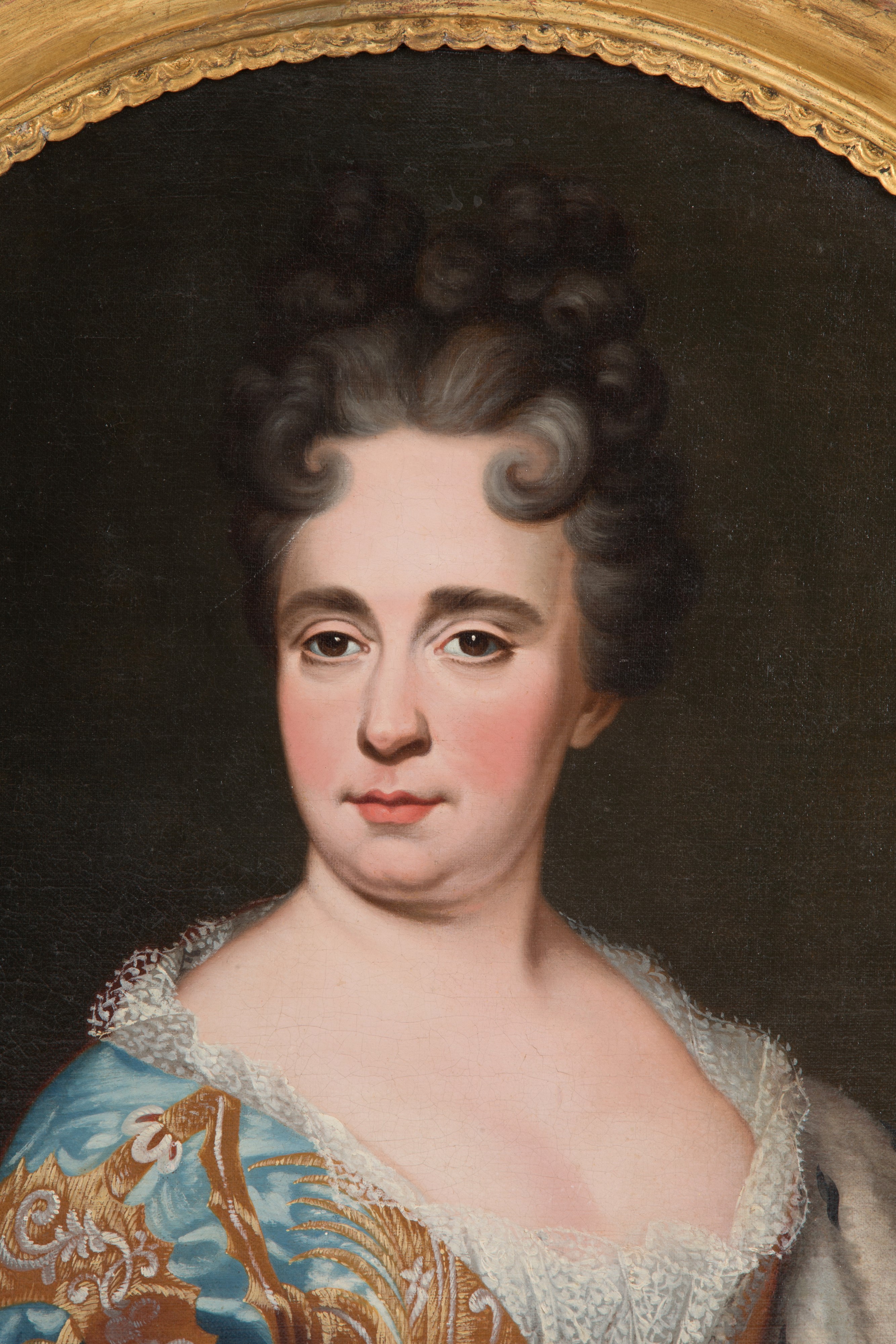 Dipinto Ovale "ritratto di Gentildonna"