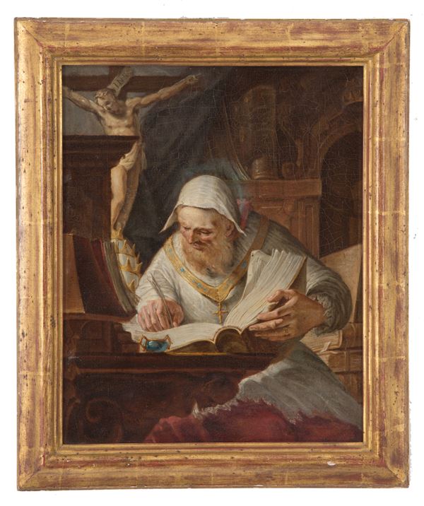 Painting "PORTRAIT OF POPE PIUS V IN HIS STUDY"
