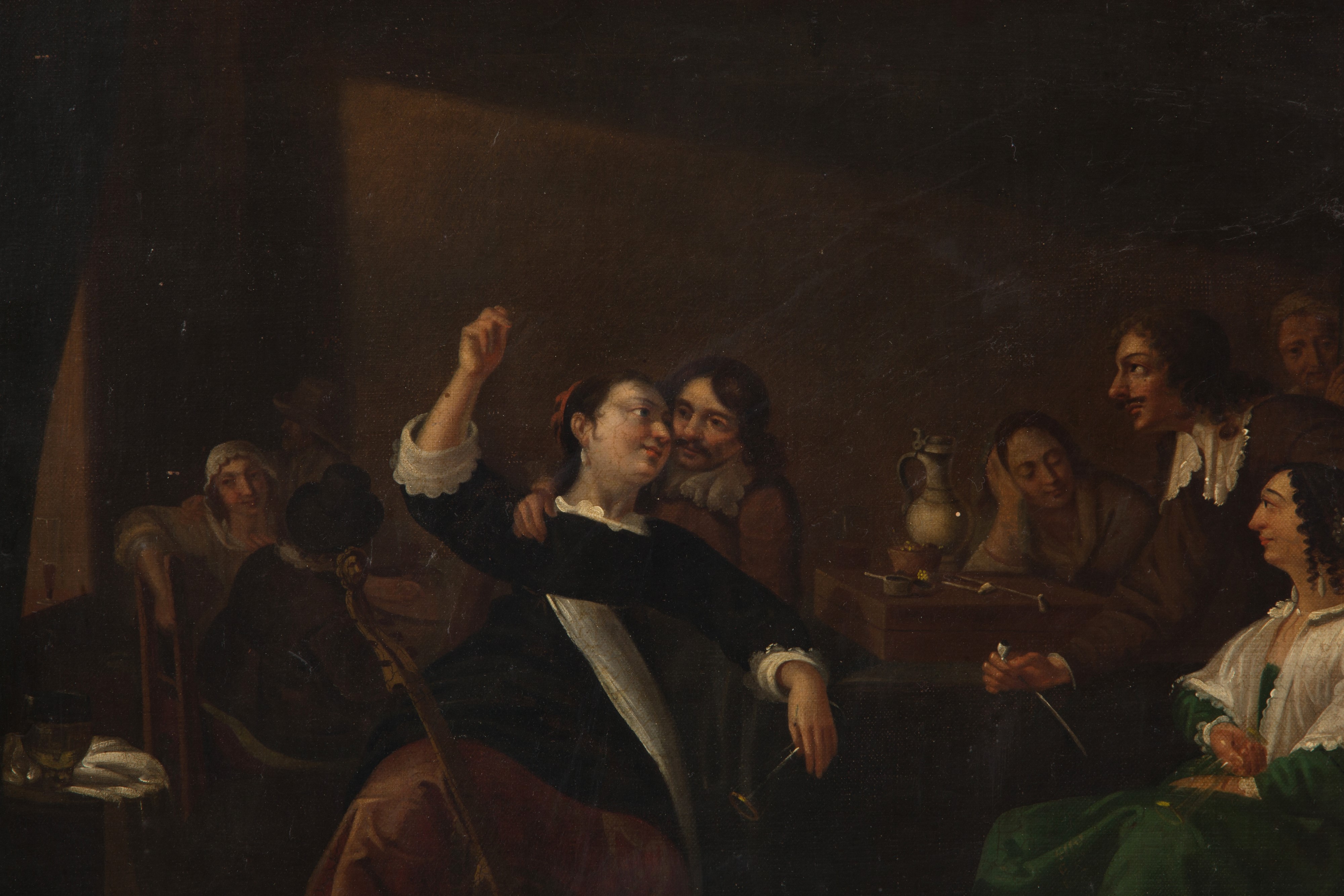 Dipinto "scena D'interno"