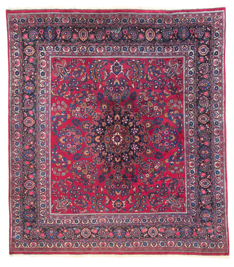 Tappeto Mashad. Firmato. Persia