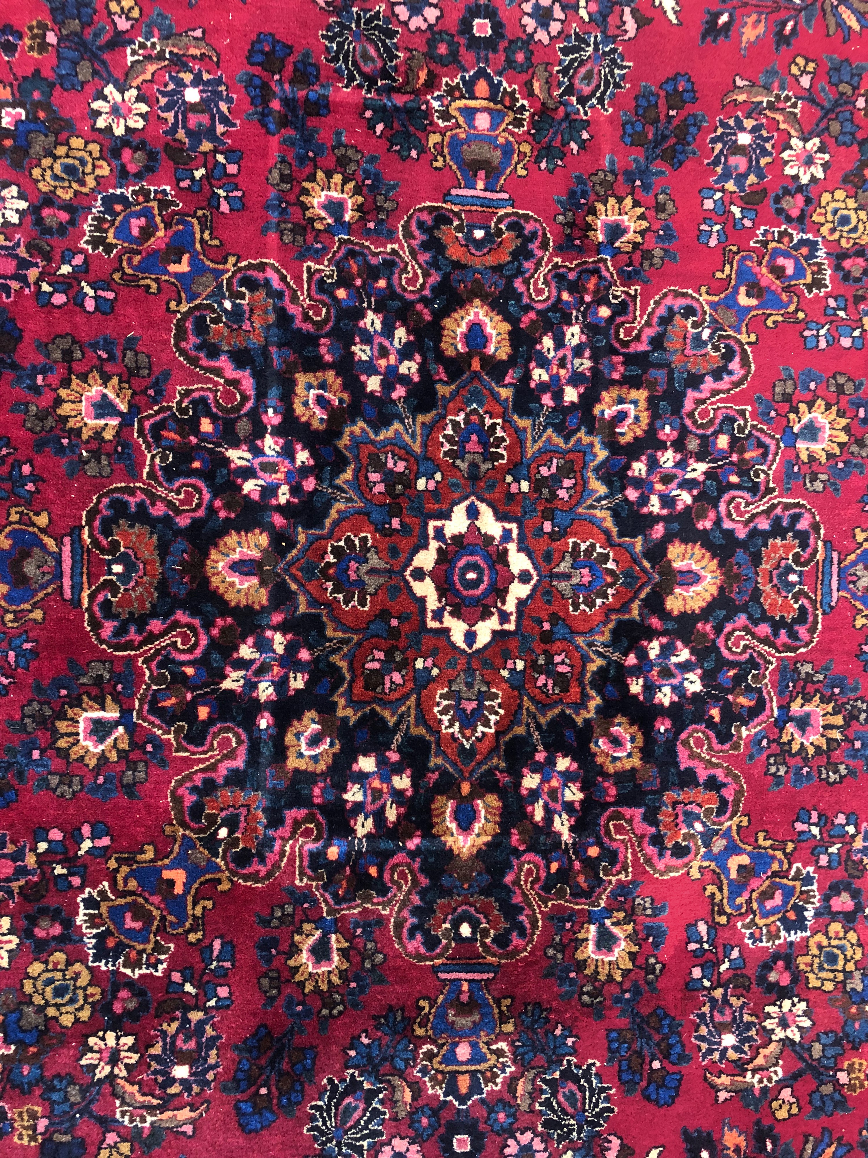 Tappeto Mashad. Firmato. Persia