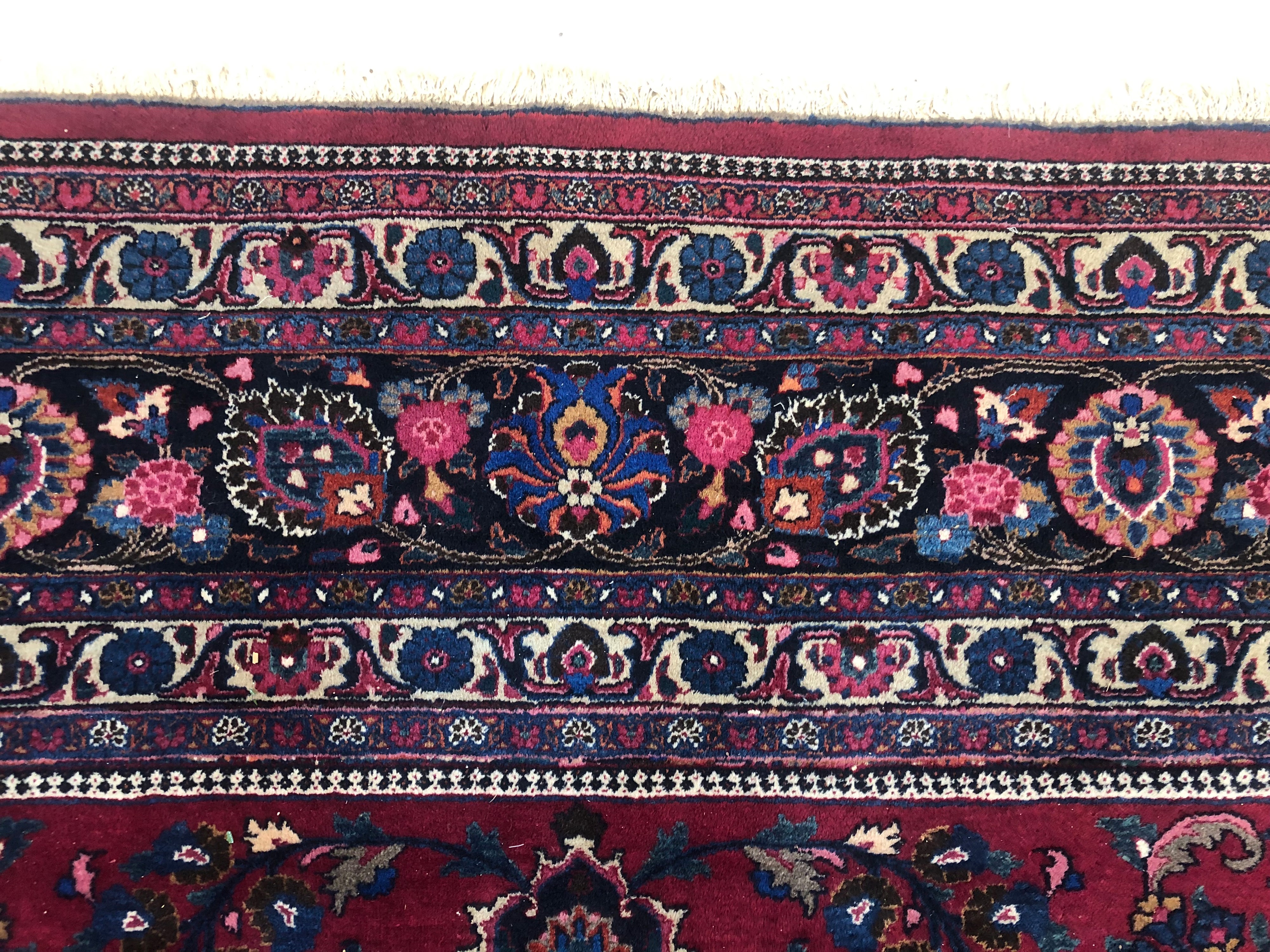 Tappeto Mashad. Firmato. Persia