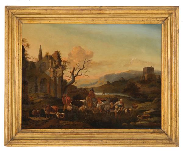 Painting "BUCOLIC LANDSCAPE"
