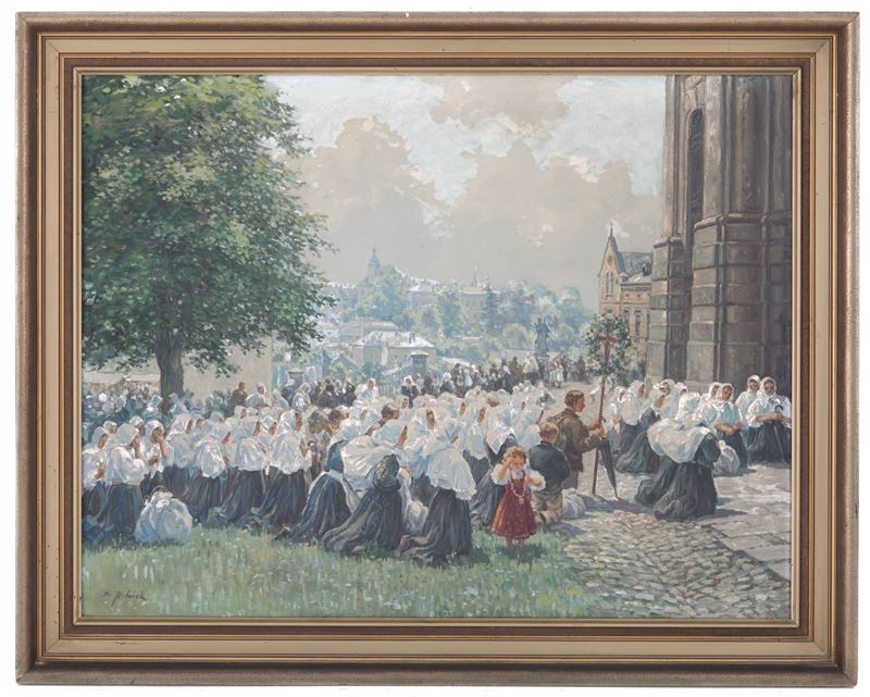 Dipinto "PROCESSIONE"