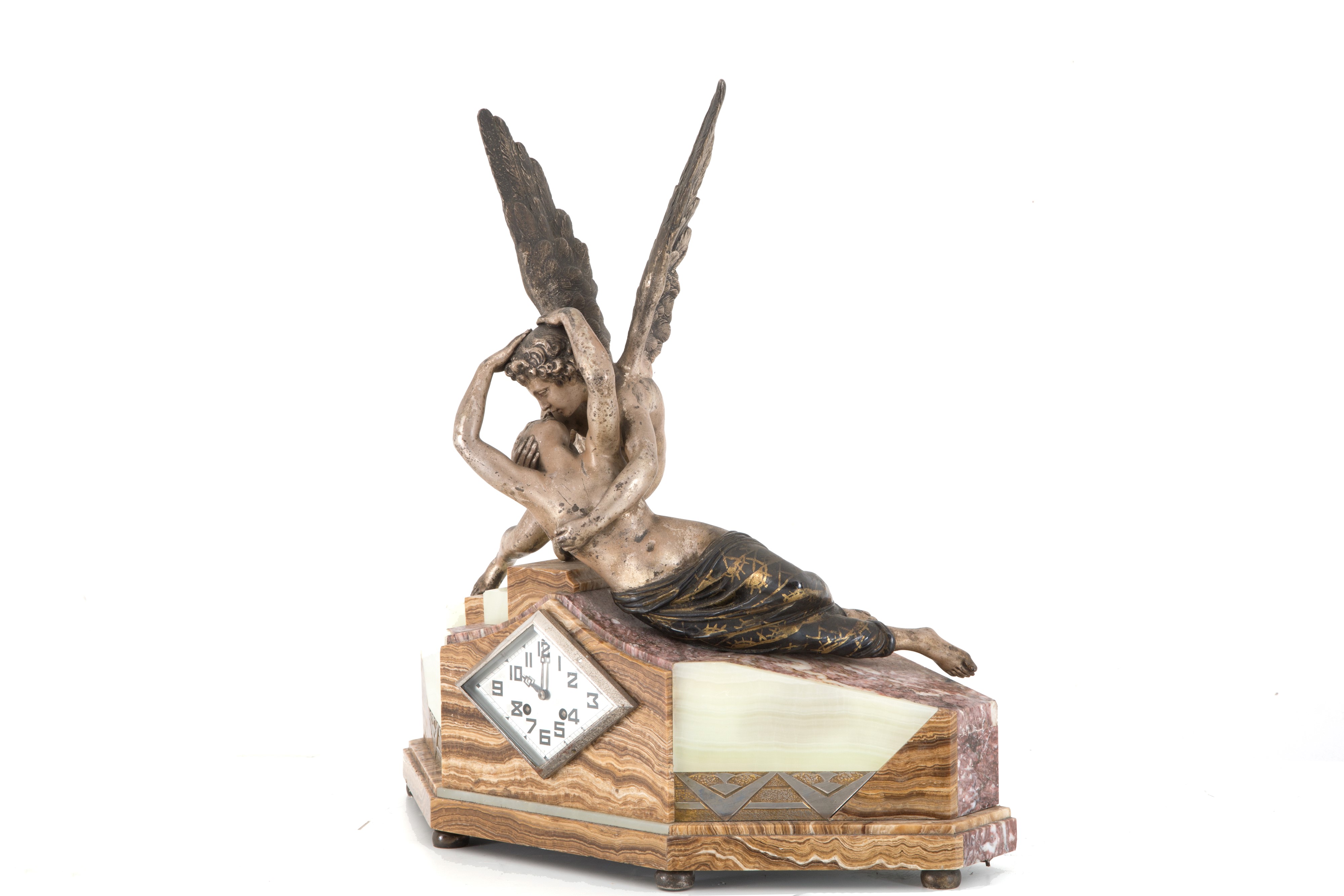 Orologio in marmi vari