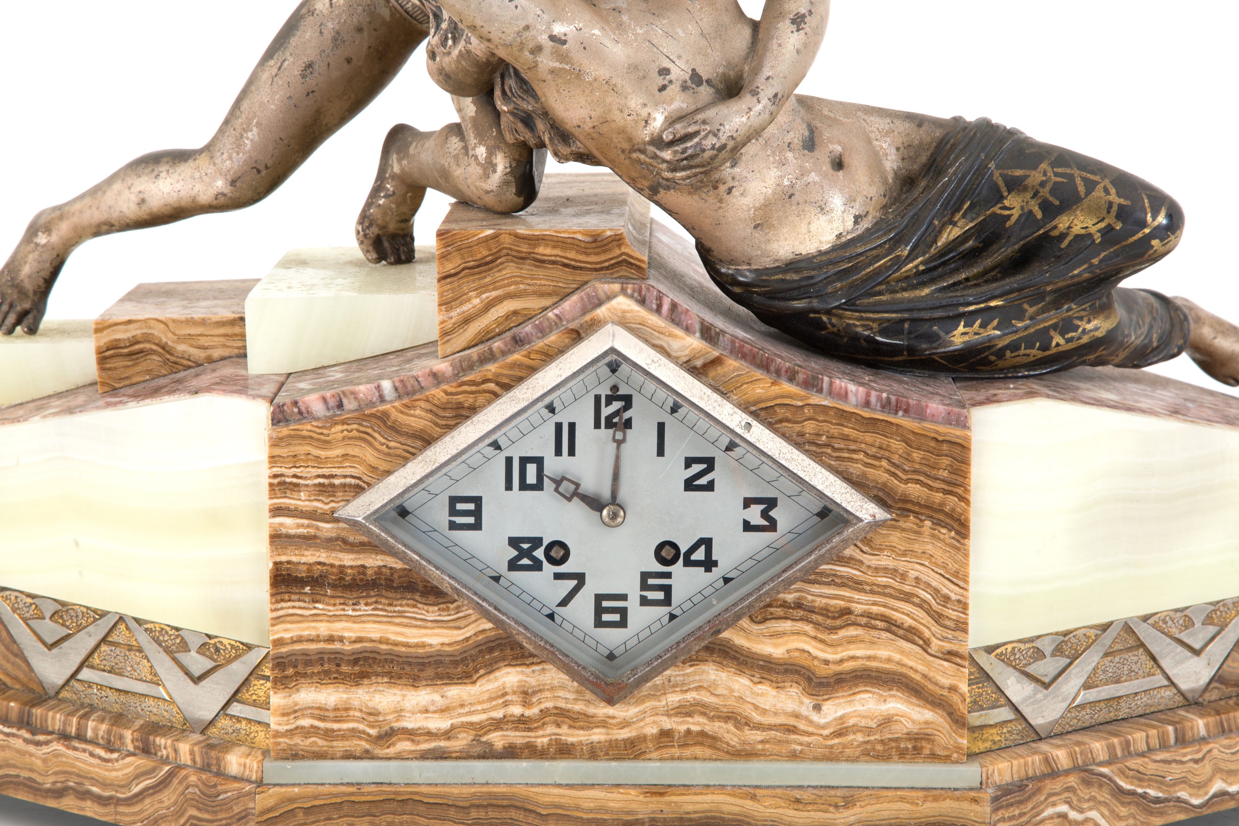 Orologio in marmi vari