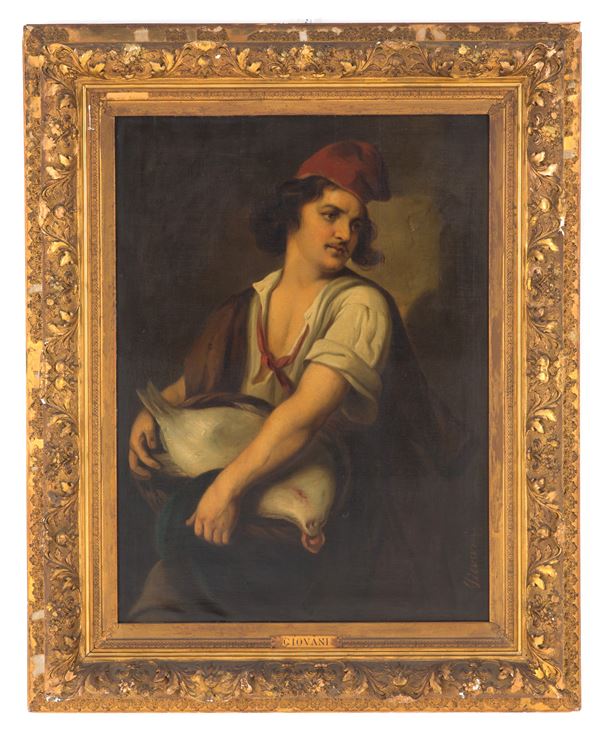 Painting &quot;YOUNG FISHERMAN&quot;