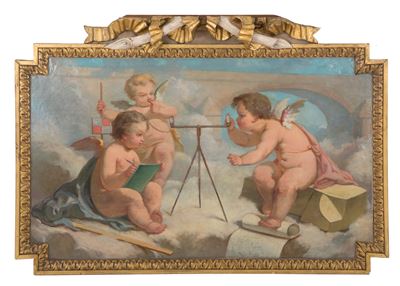 Dipinto "allegorie con Putti"