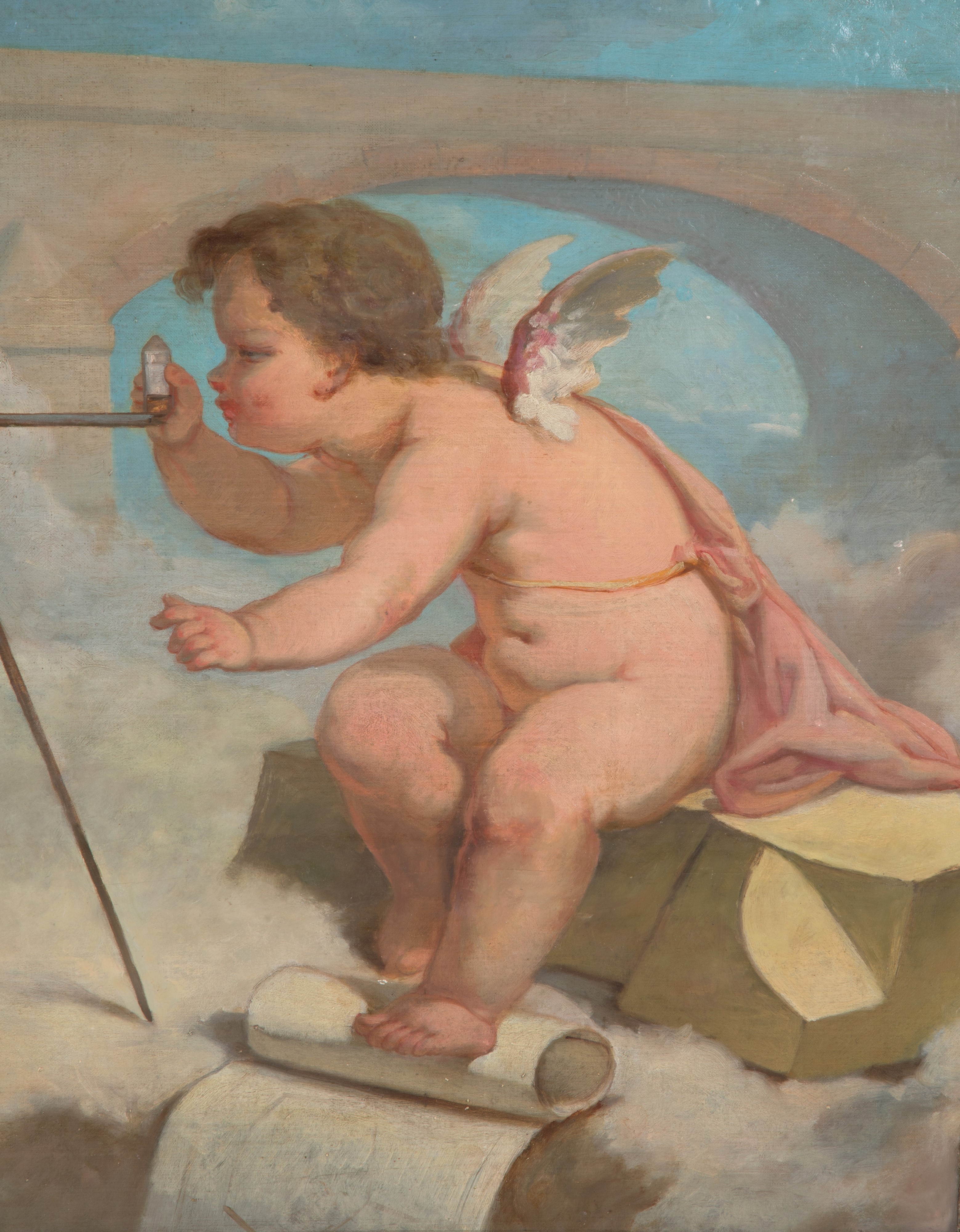 Dipinto "allegorie con Putti"
