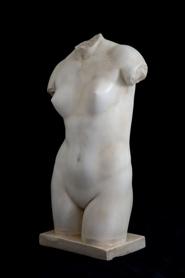 Scultura in gesso "BUSTO FEMMINILE"