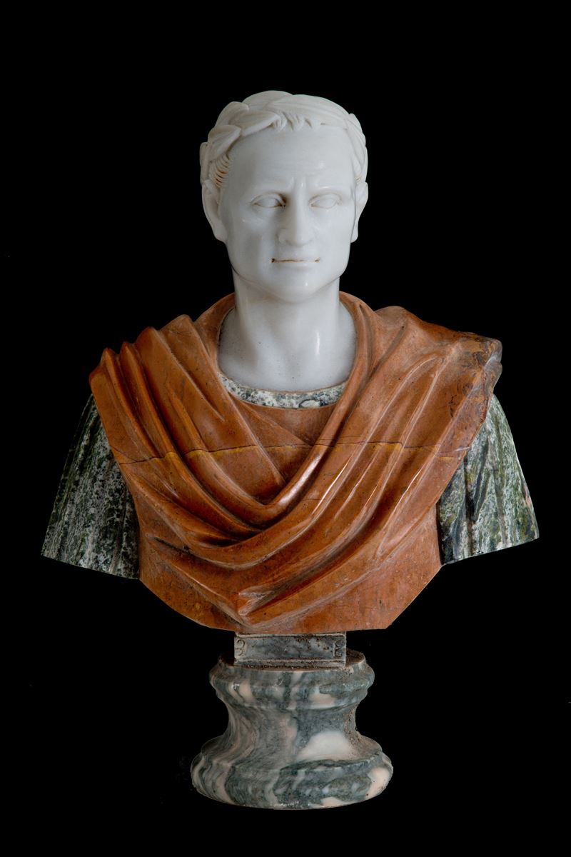 Scultura in Marmi Policromi "imperatore"