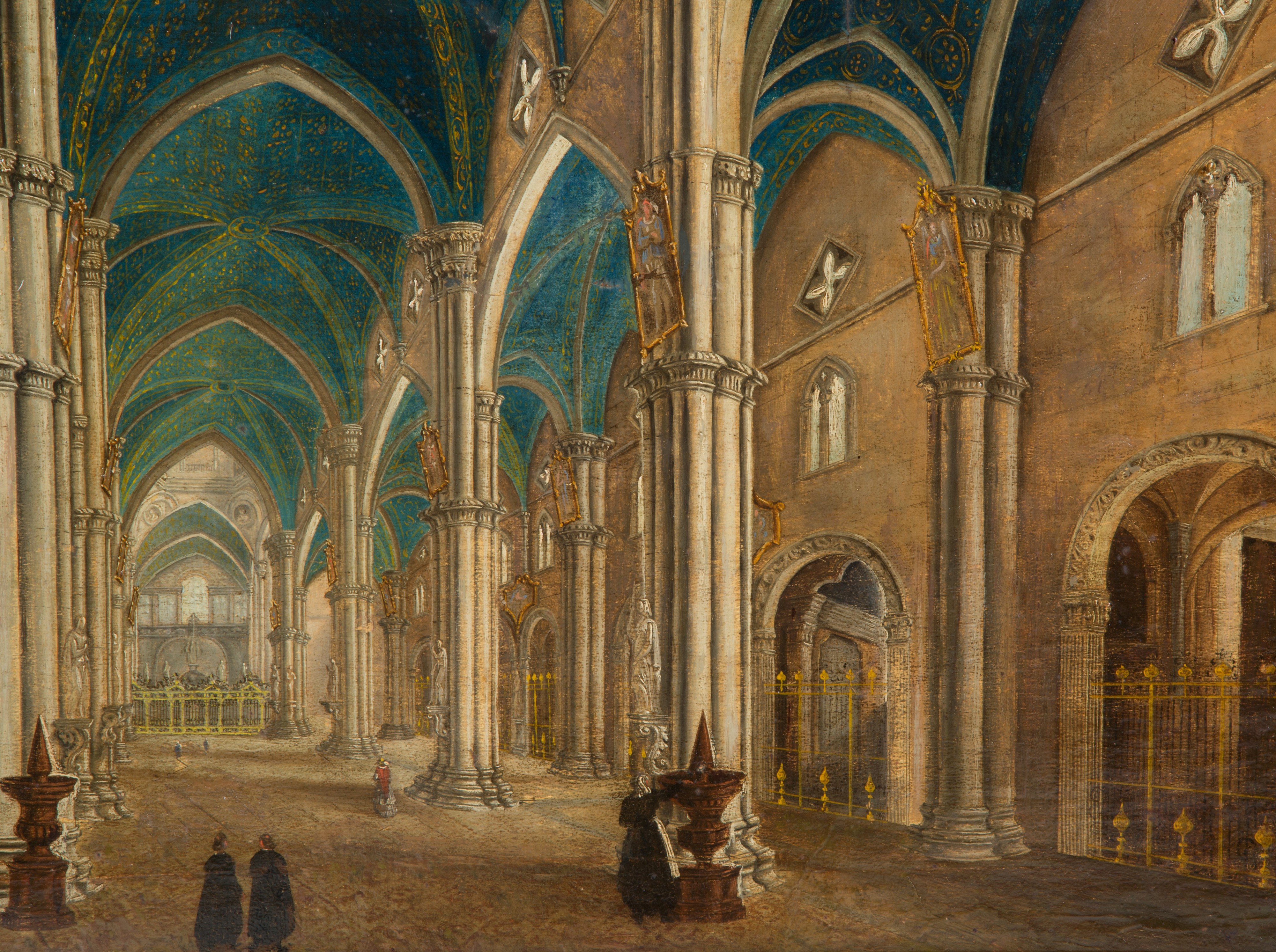 Dipinto "INTERNO DELLA CERTOSA DI PAVIA"