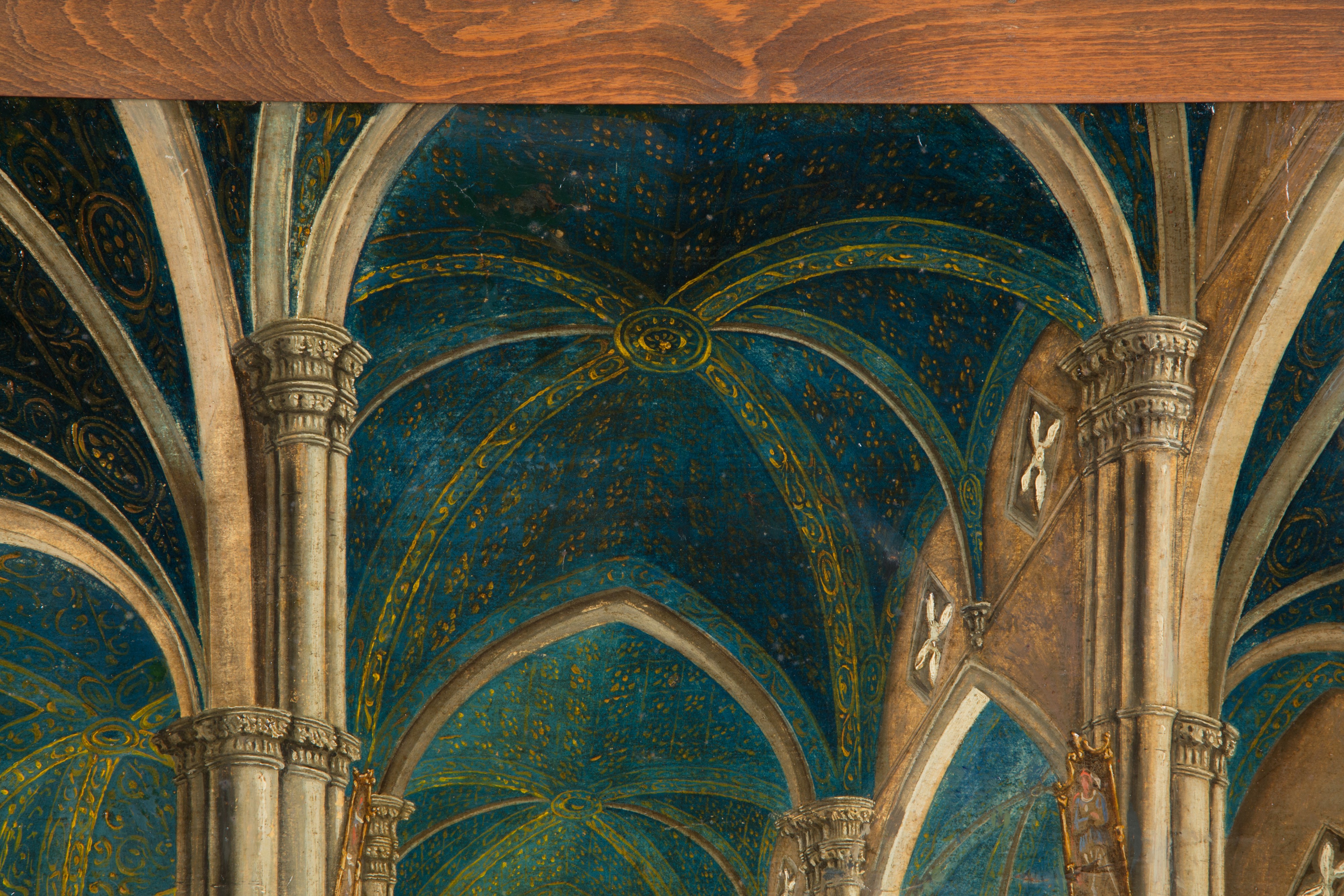 Dipinto "INTERNO DELLA CERTOSA DI PAVIA"