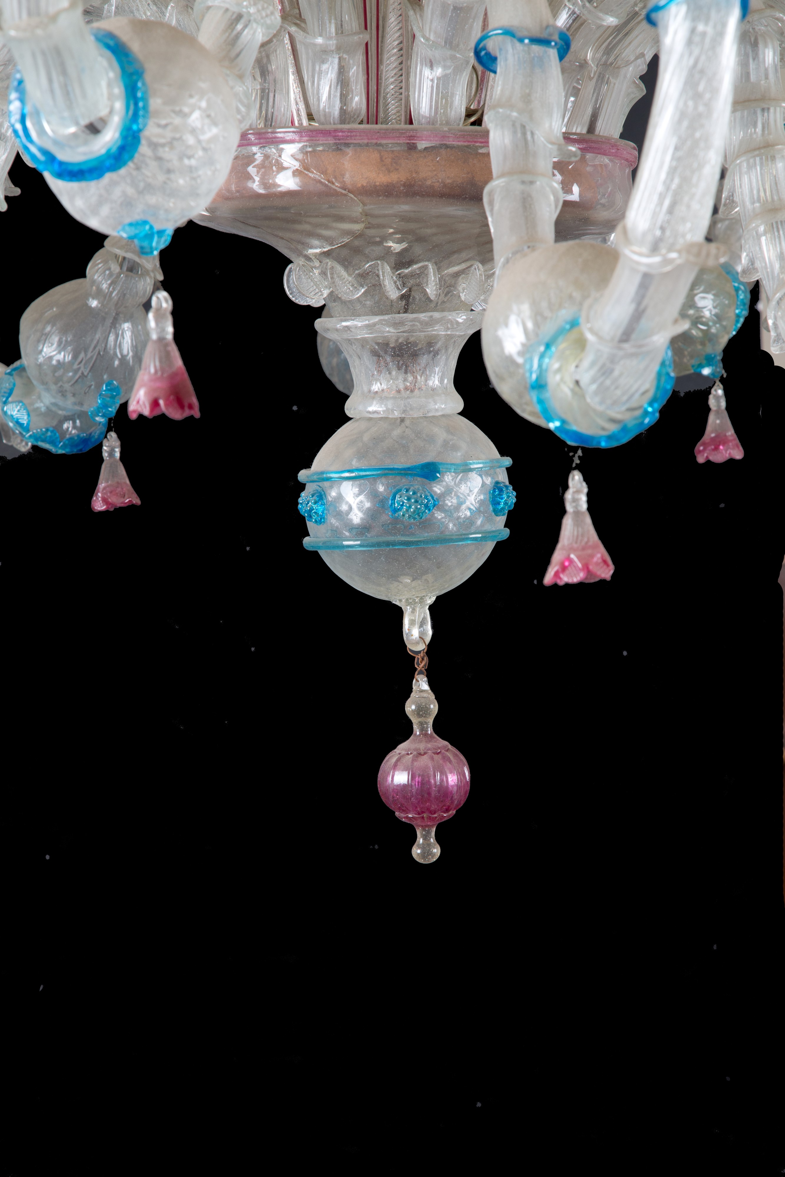 Lampadario in vetro di Murano