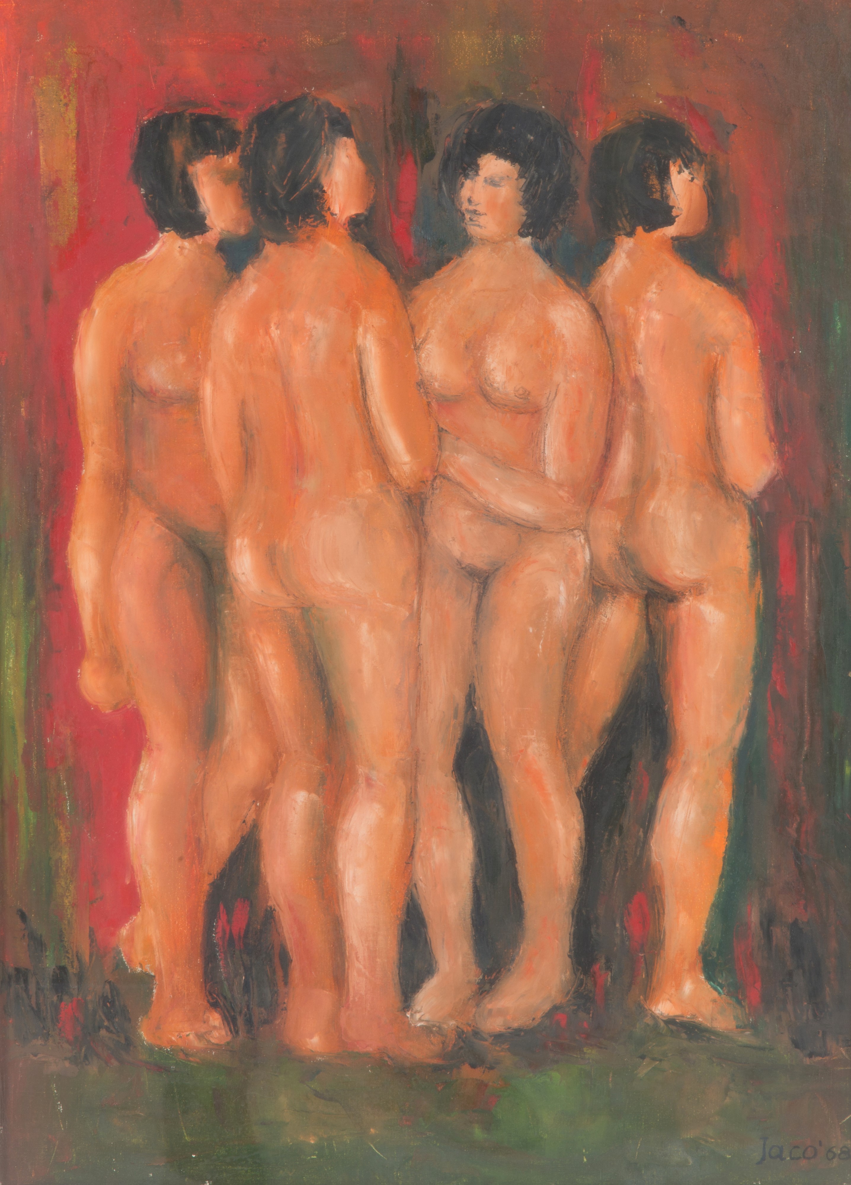 Dipinto "gruppo di Donne"