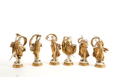 Sei Statuine "danzatrici"