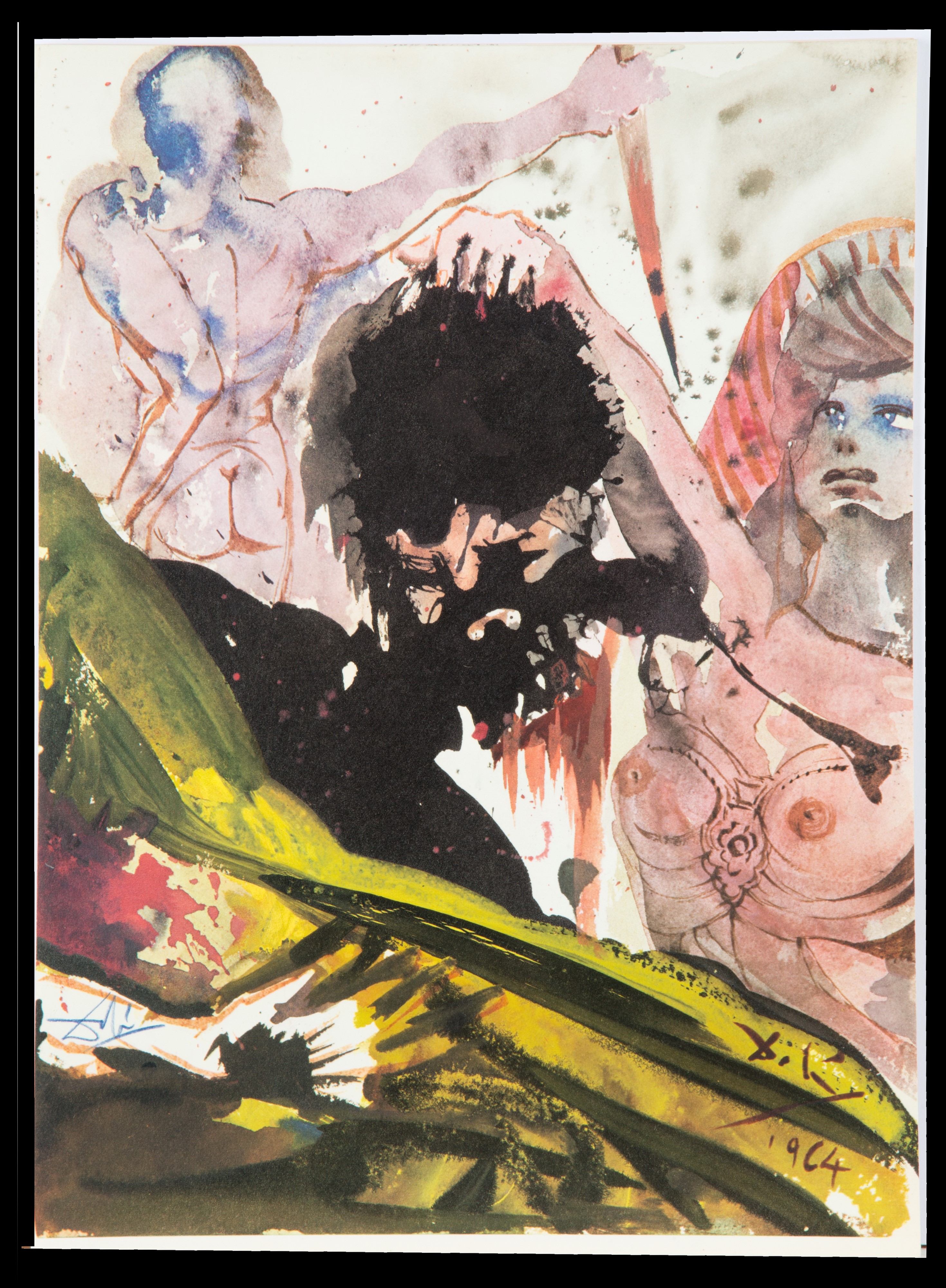 Salvador Dali' - Quattro Litografie. Biblia Sacra