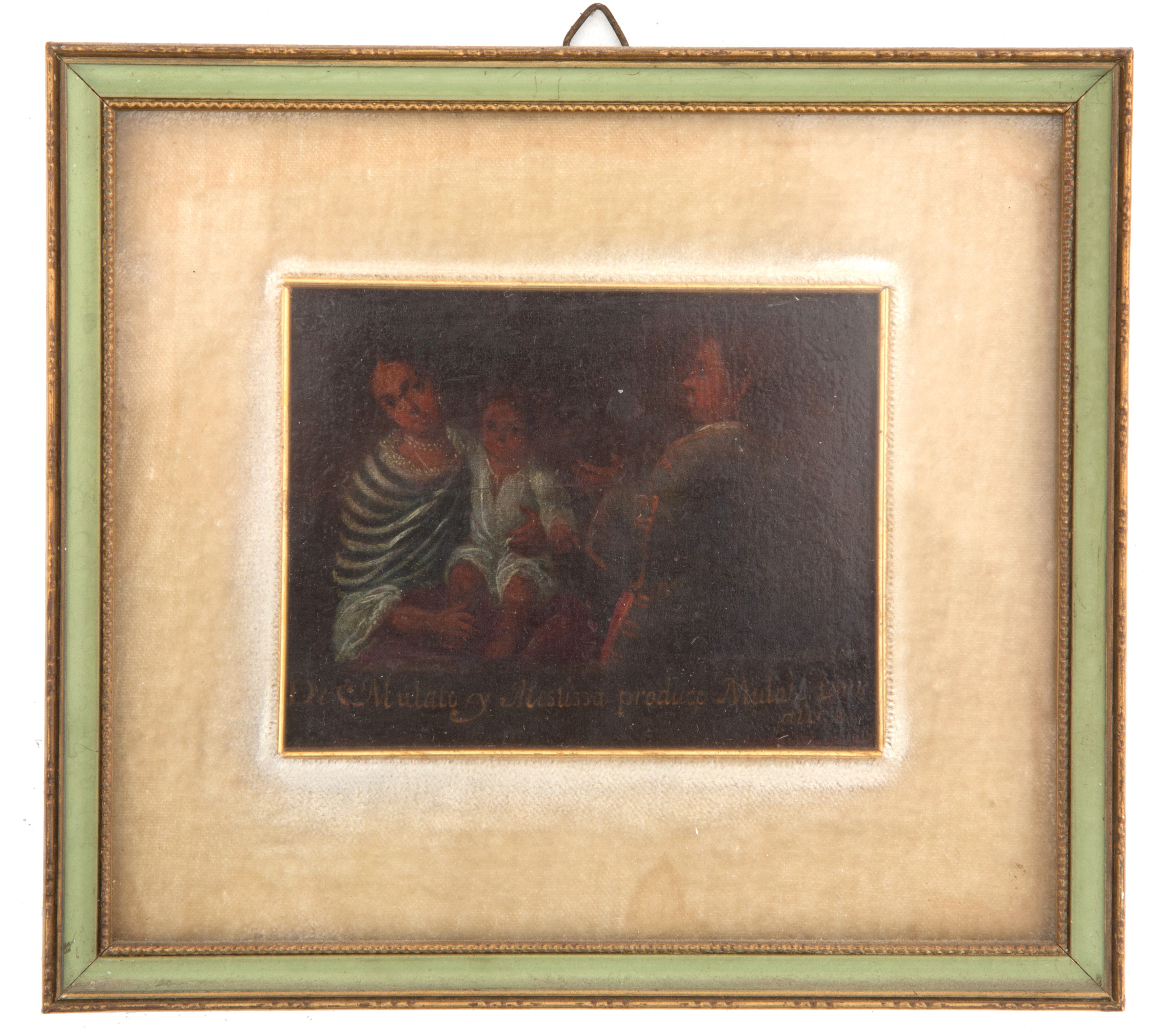 Cinque dipinti "SCENE DI VITA"