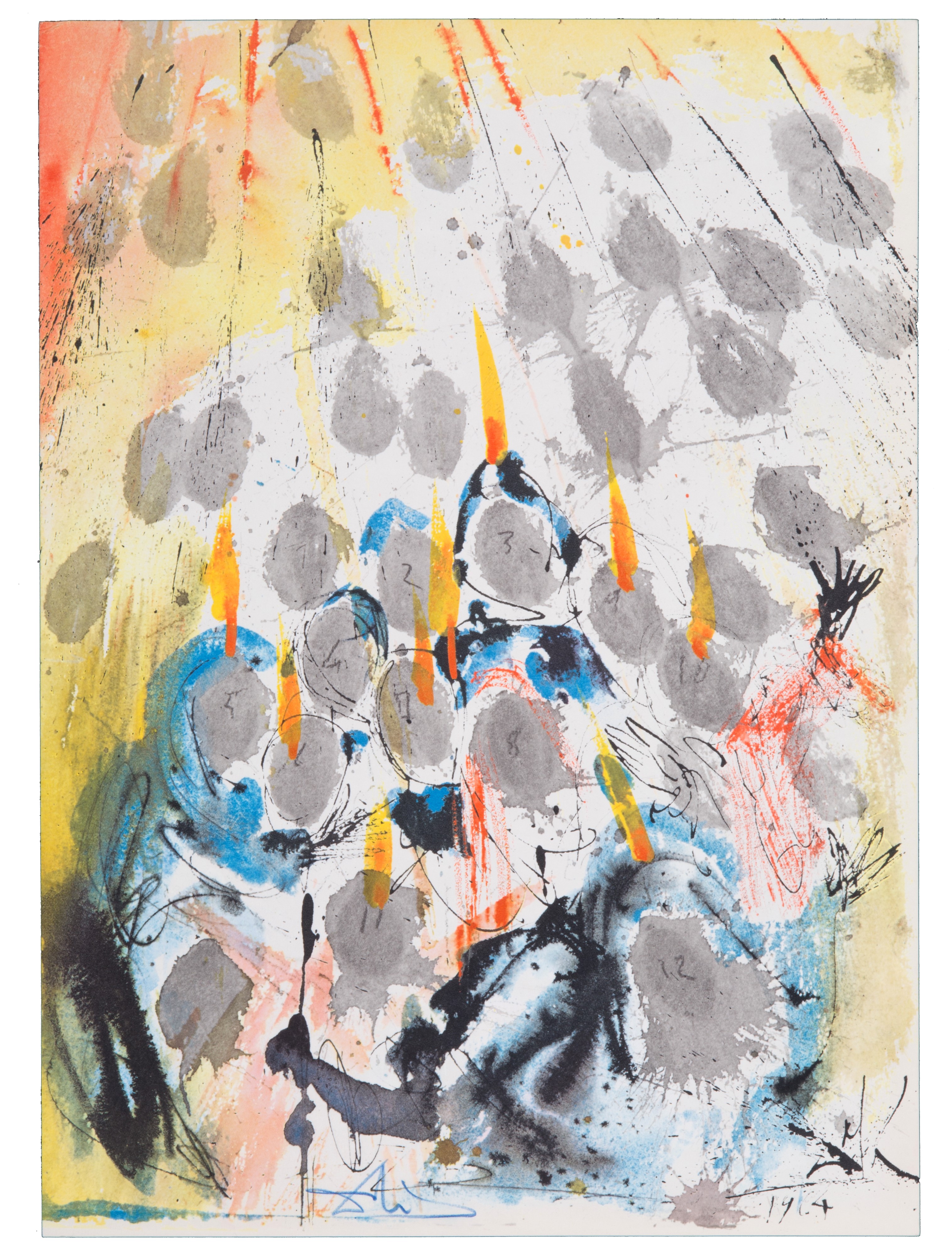 Quattro litografie. Biblia Sacra