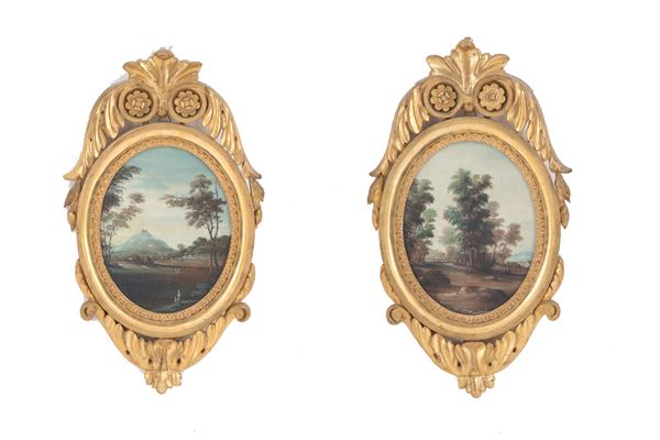 Pair of frames with "LANDSCAPES"