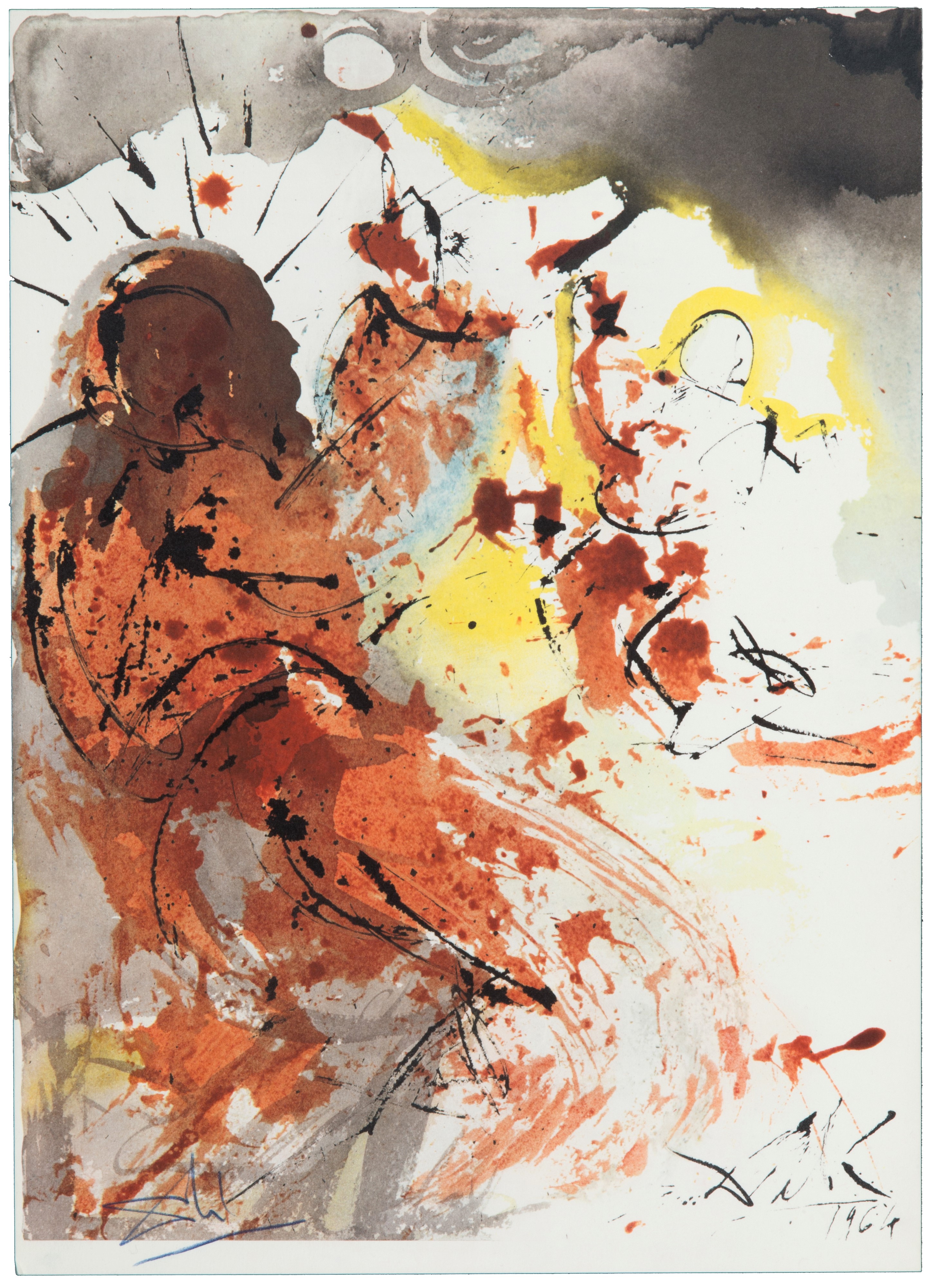 Salvador Dali' - Quattro Litografie. Biblia Sacra