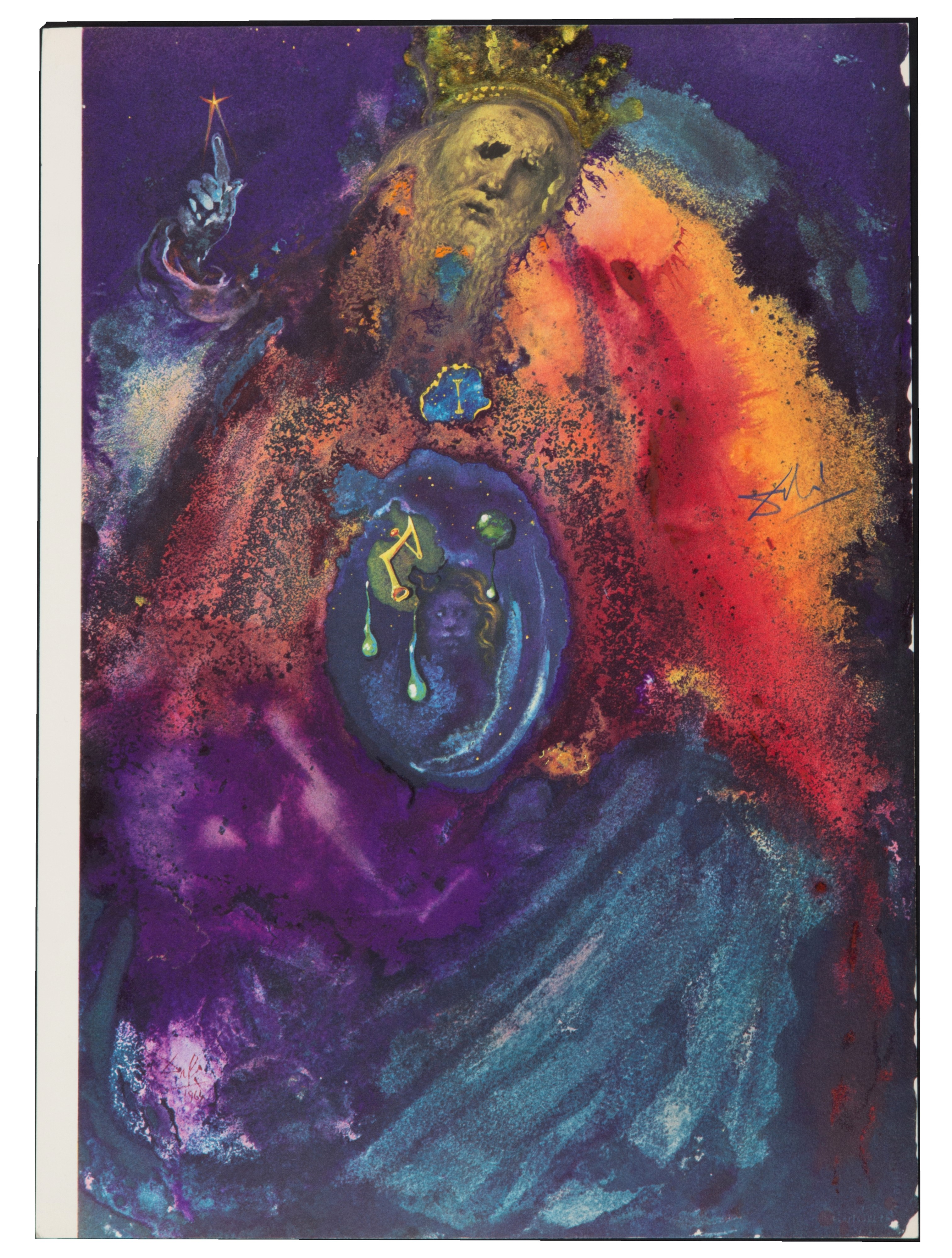 Due litografie. Biblia Sacra