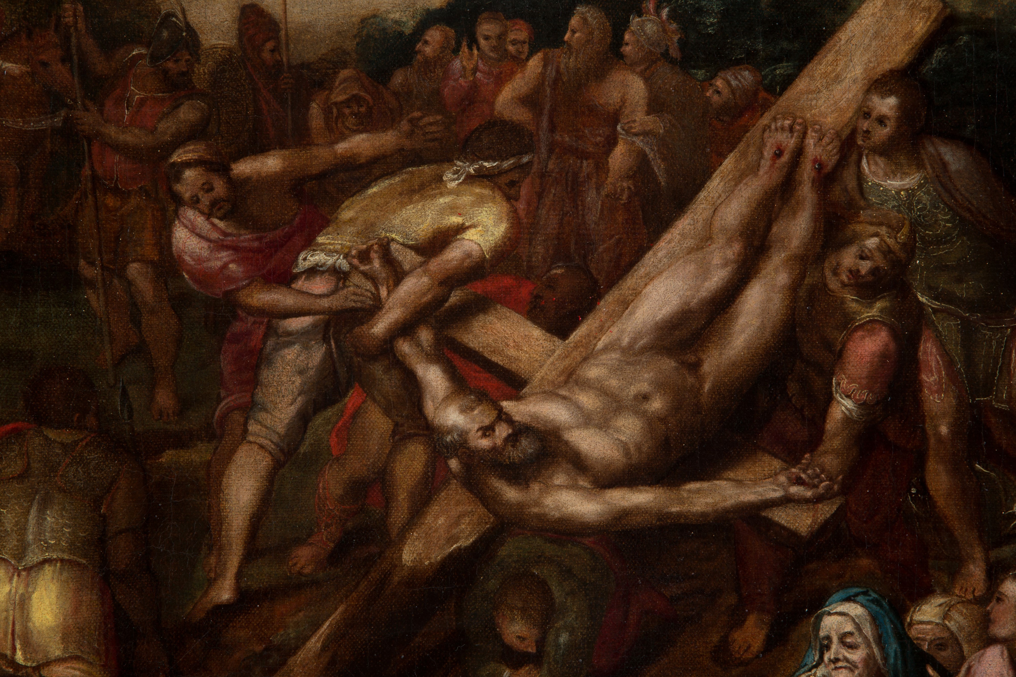 Dipinto "la Crocifissione di San Pietro"