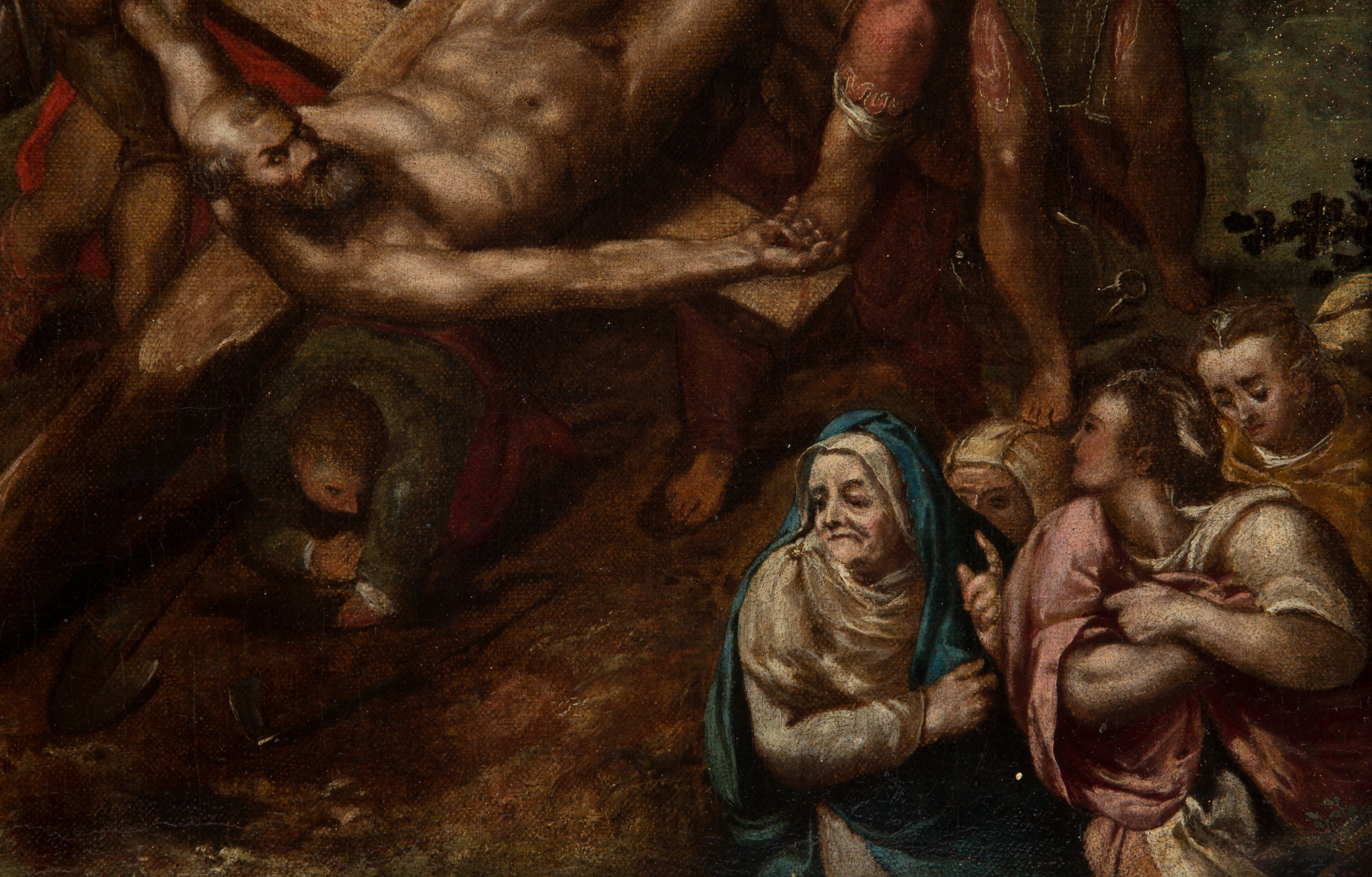 Dipinto "la Crocifissione di San Pietro"