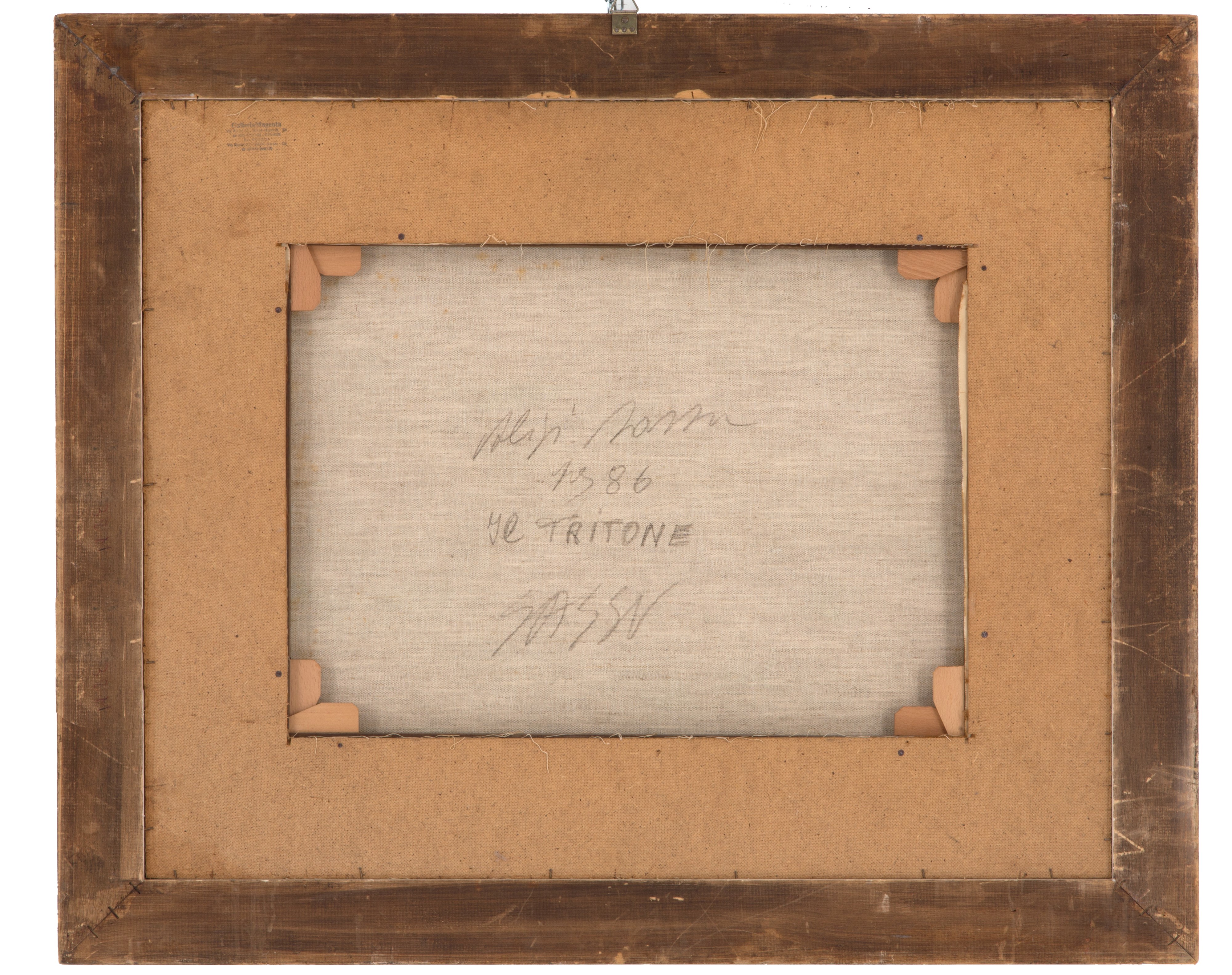 Acquarello su tela "I TRITONI"