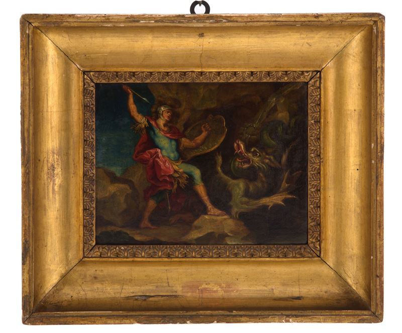 Dipinto "san Michele e il Drago"