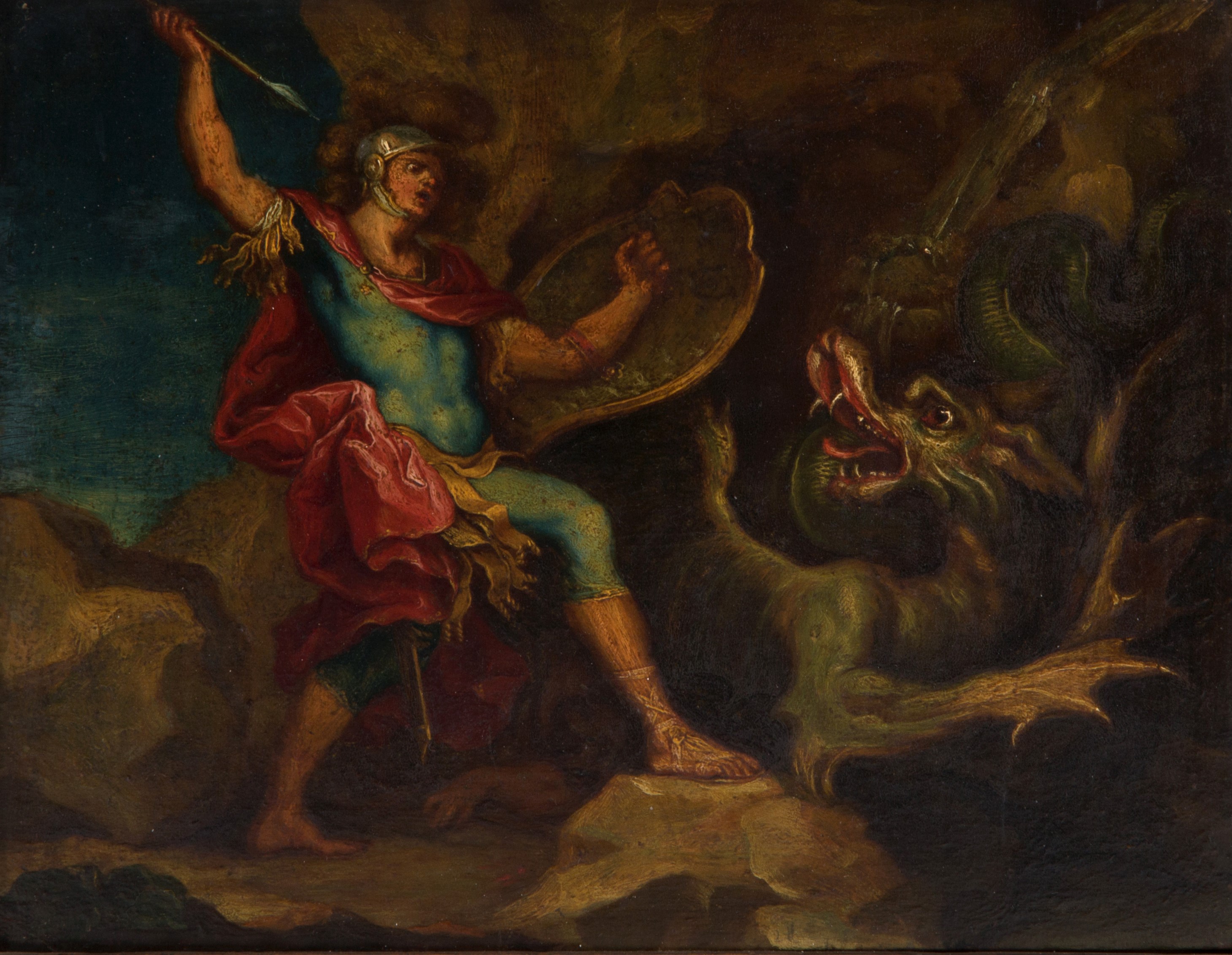 Dipinto "san Michele e il Drago"