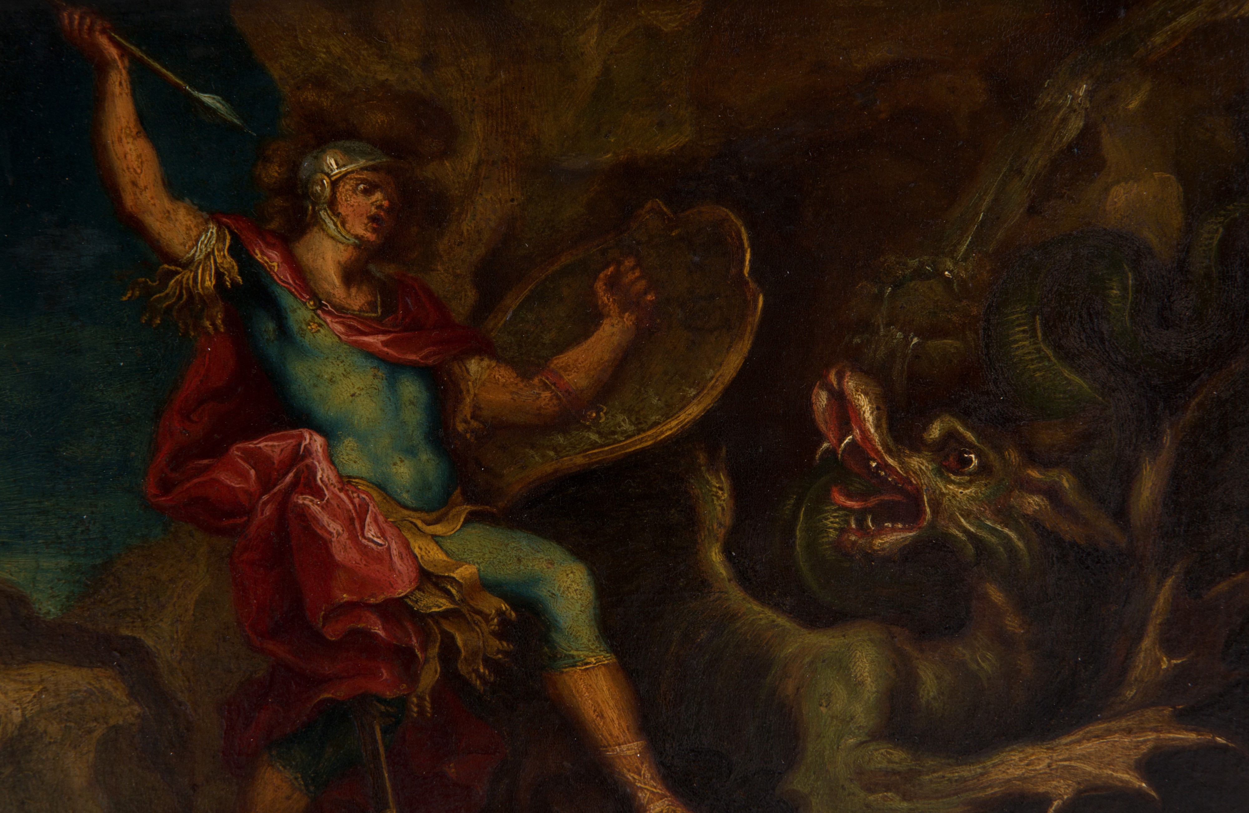 Dipinto "san Michele e il Drago"
