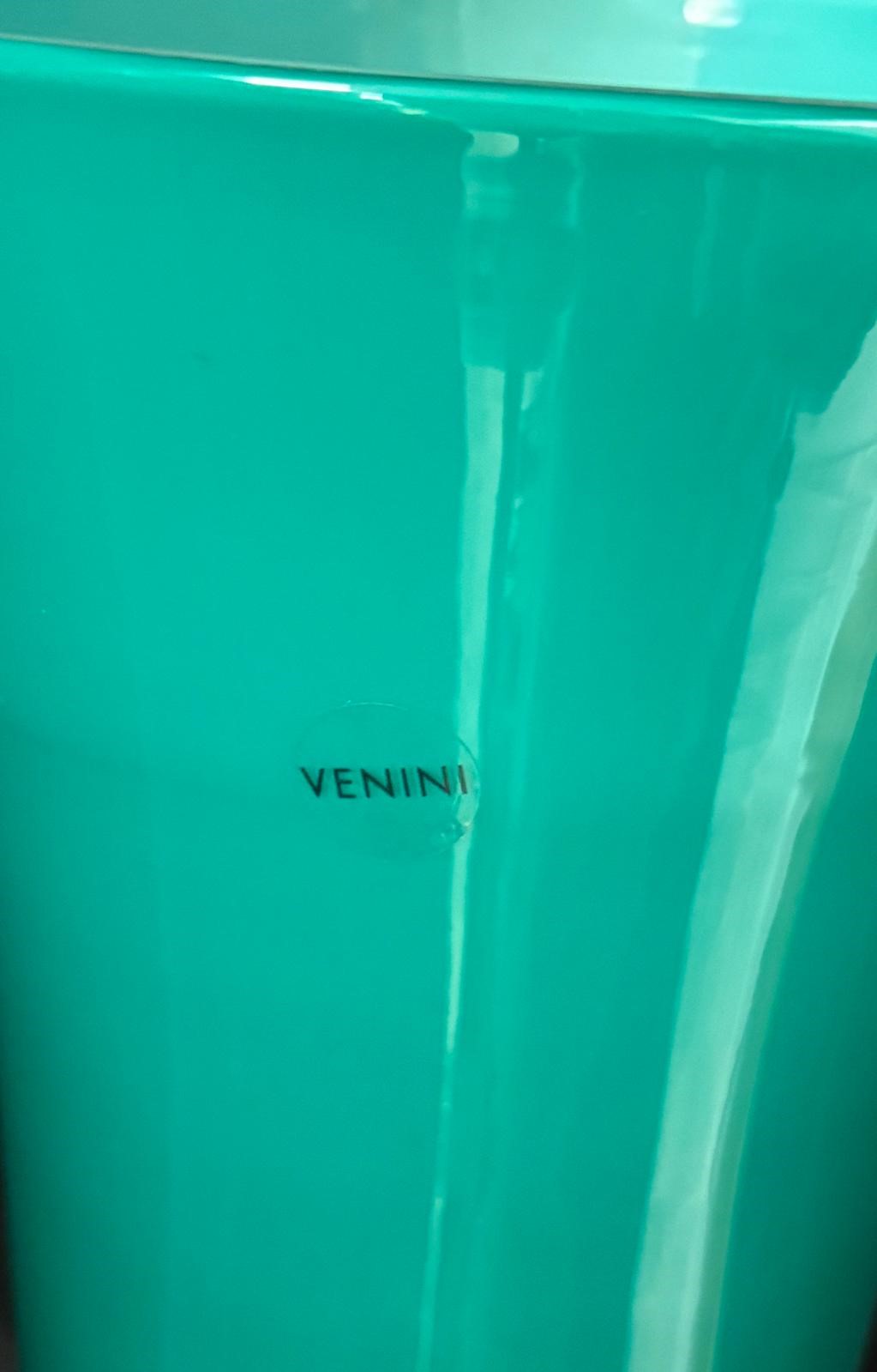 Vaso Verde. Venini
